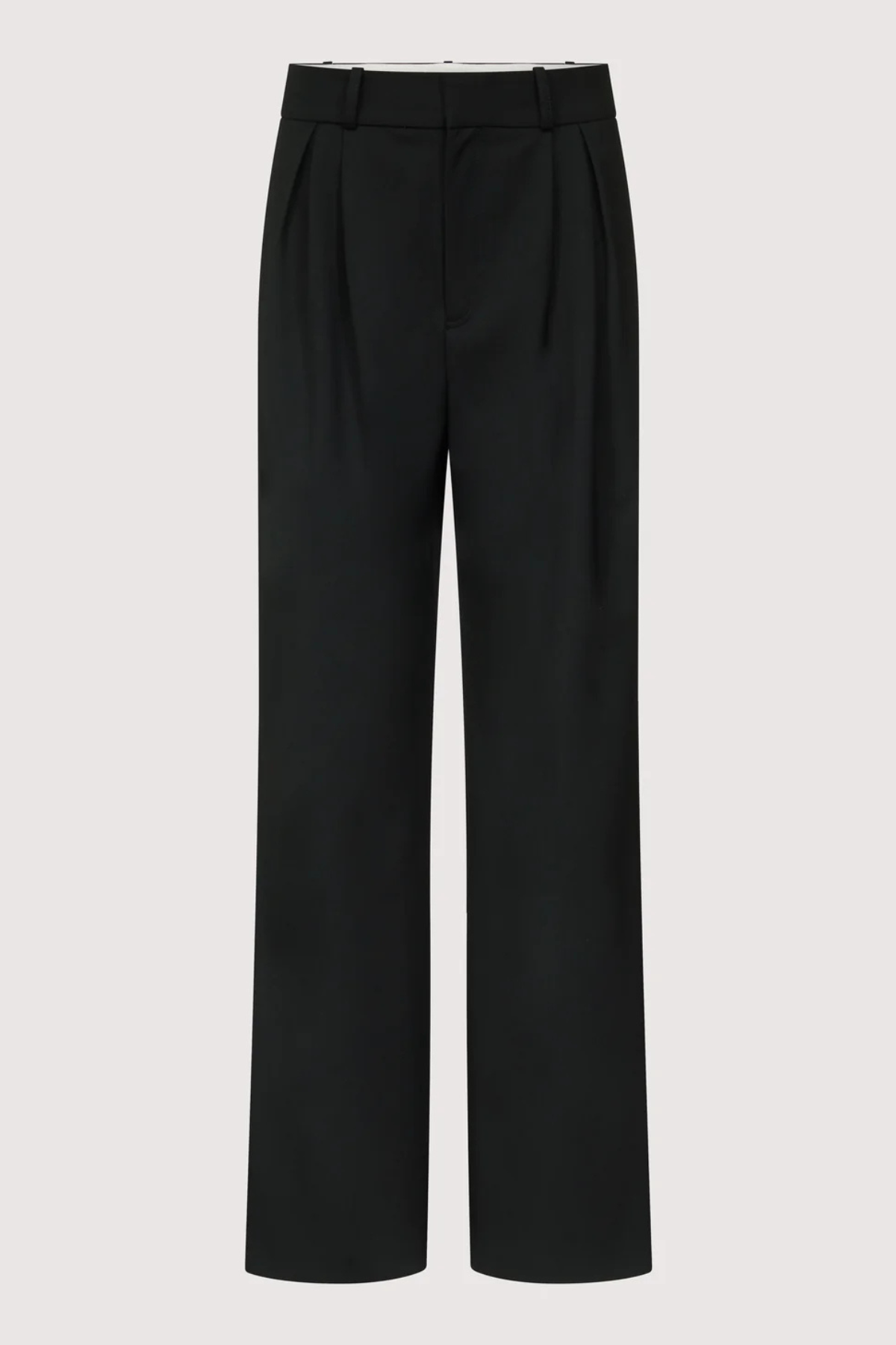 Loulou de Saison Nat Pleated Tailored Pants - Black