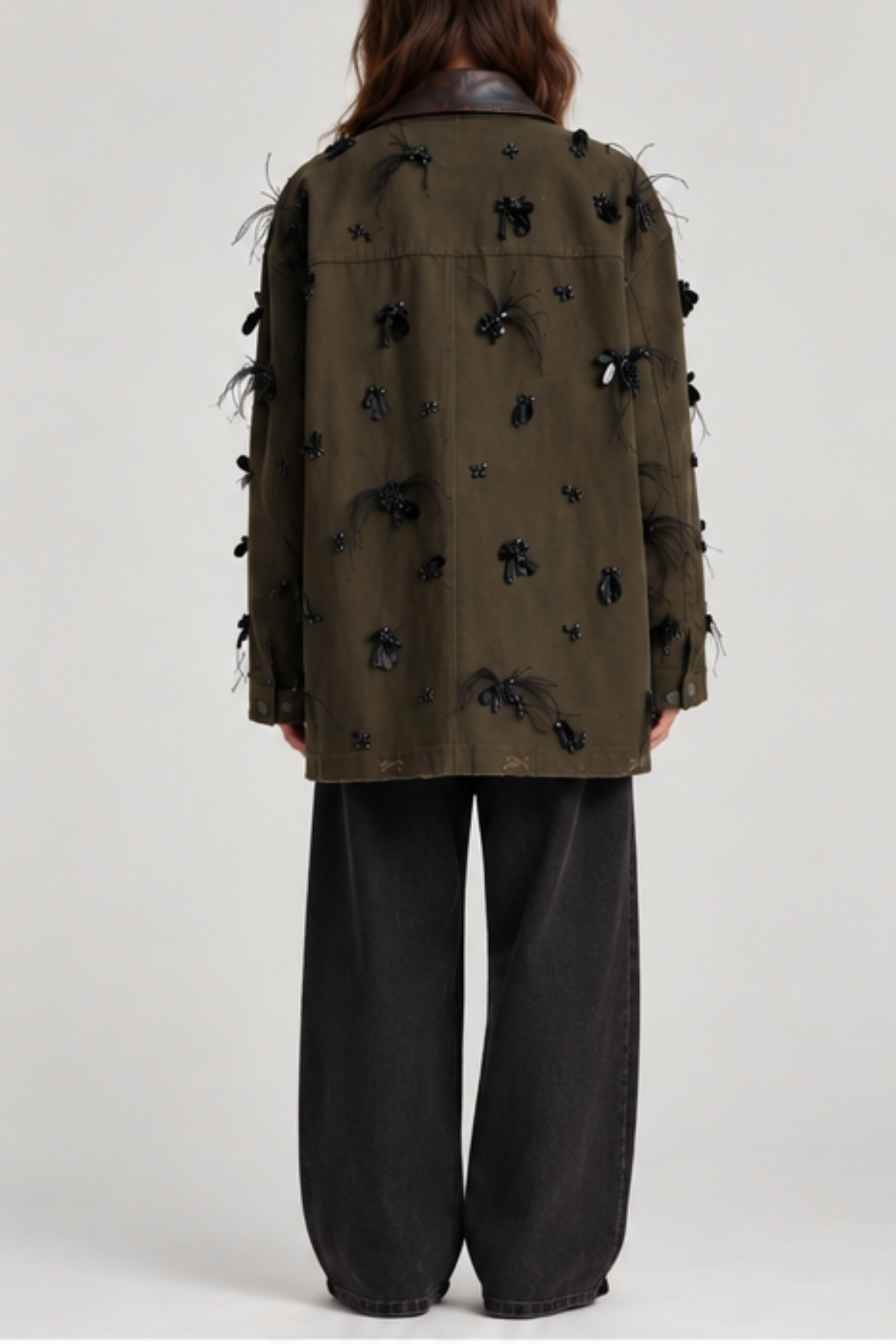 Simkhai Larz Chore Jacket - Dark Olive