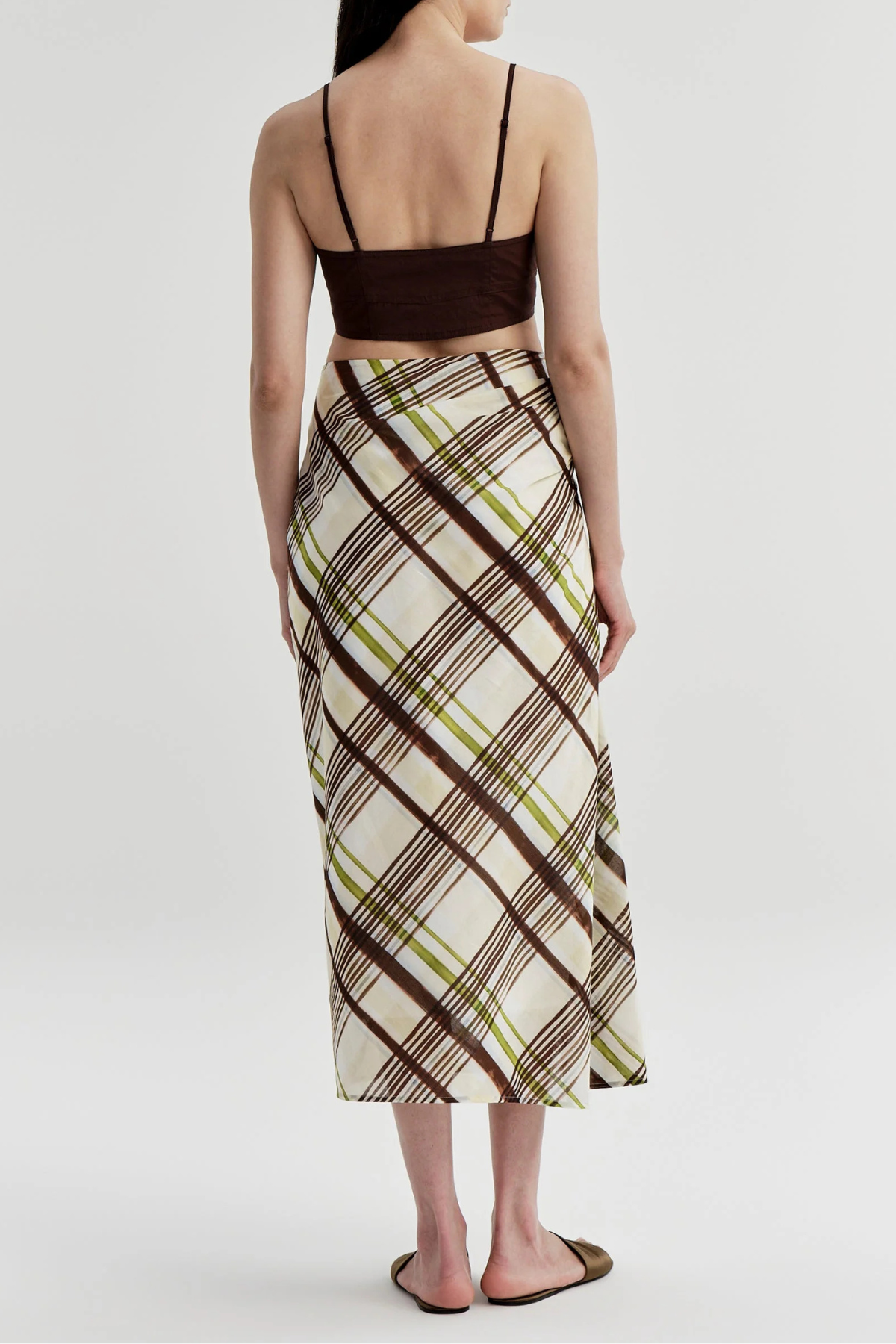 A.L.C. Jean Skirt - Butter/ Ganache