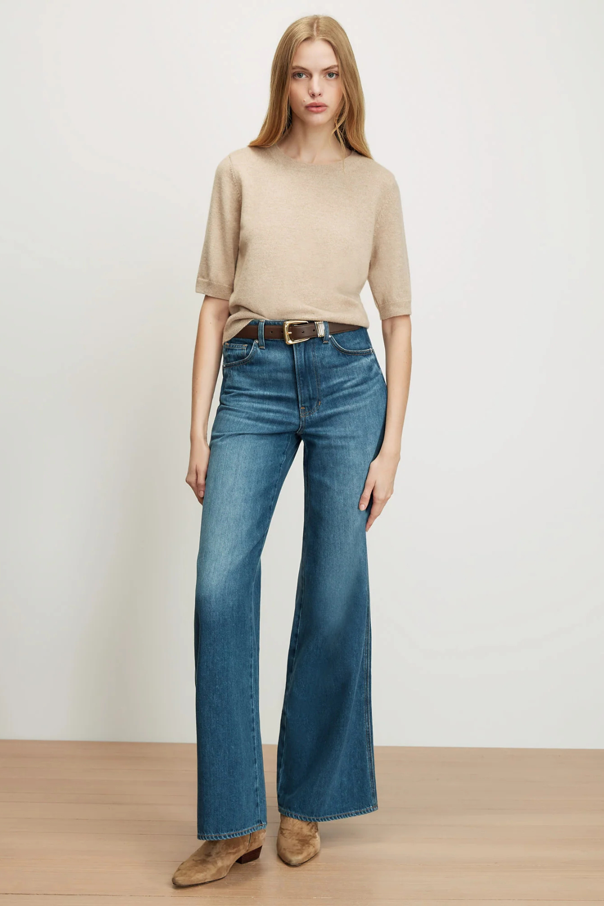 Veronica Beard Shana Cashmere Sweater - Oatmeal