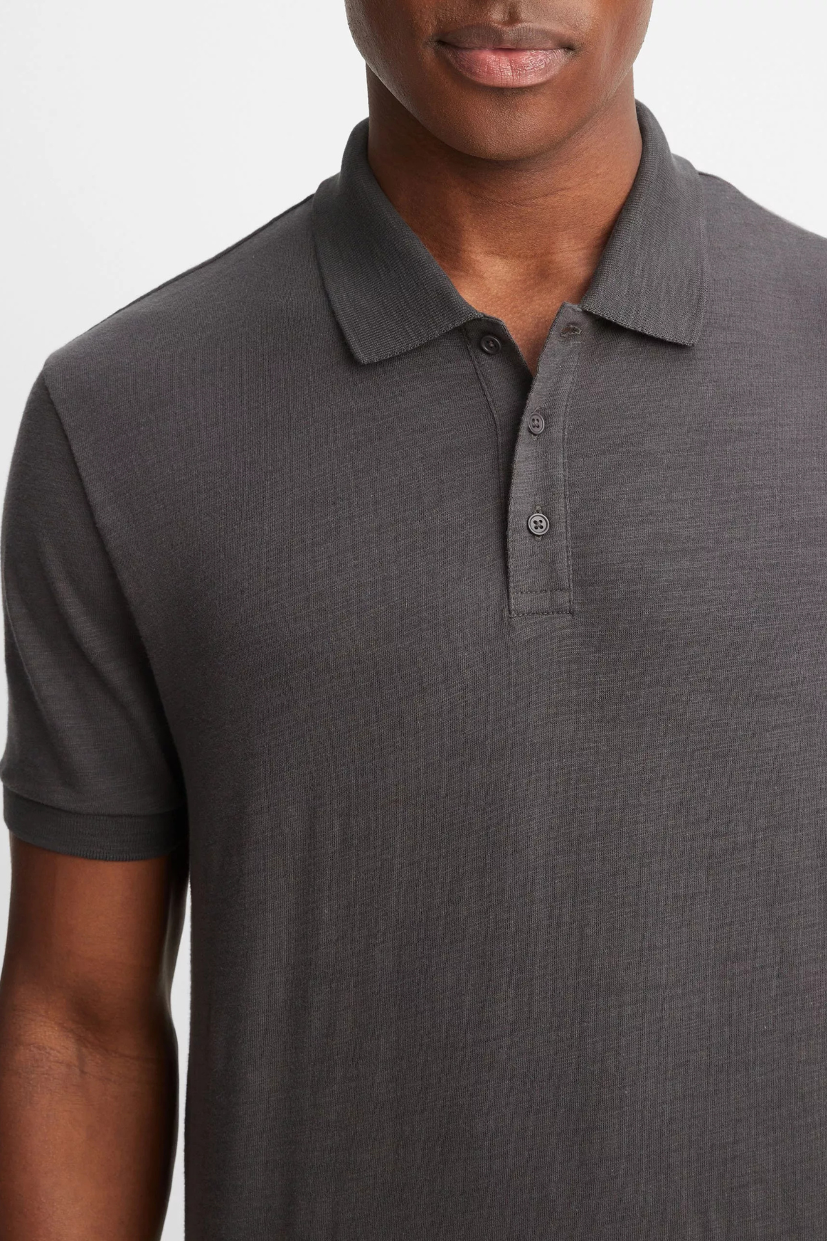 Vince Men's Classic Slub Polo Shirt