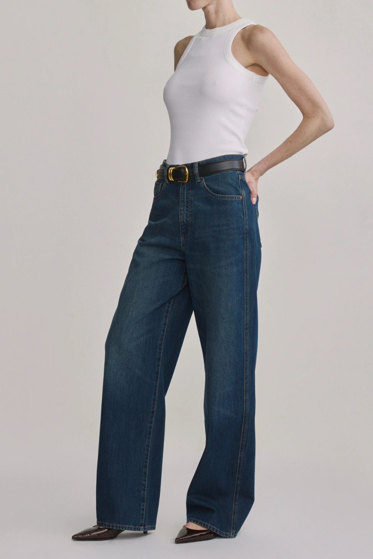 DL1961 Taylor Relaxed Barrel Ultra High Rise 31" Jeans - Kensington