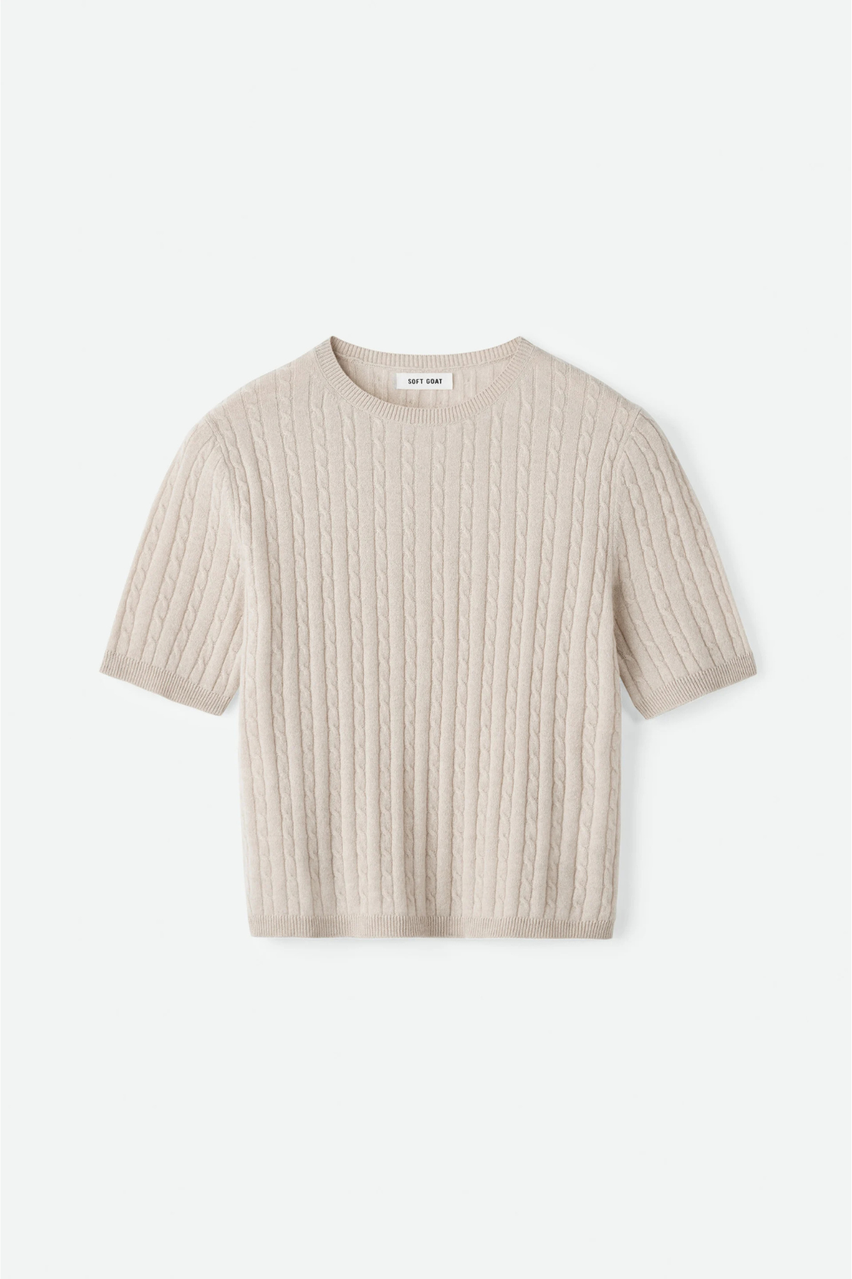 Soft Goat Cable Knit Top