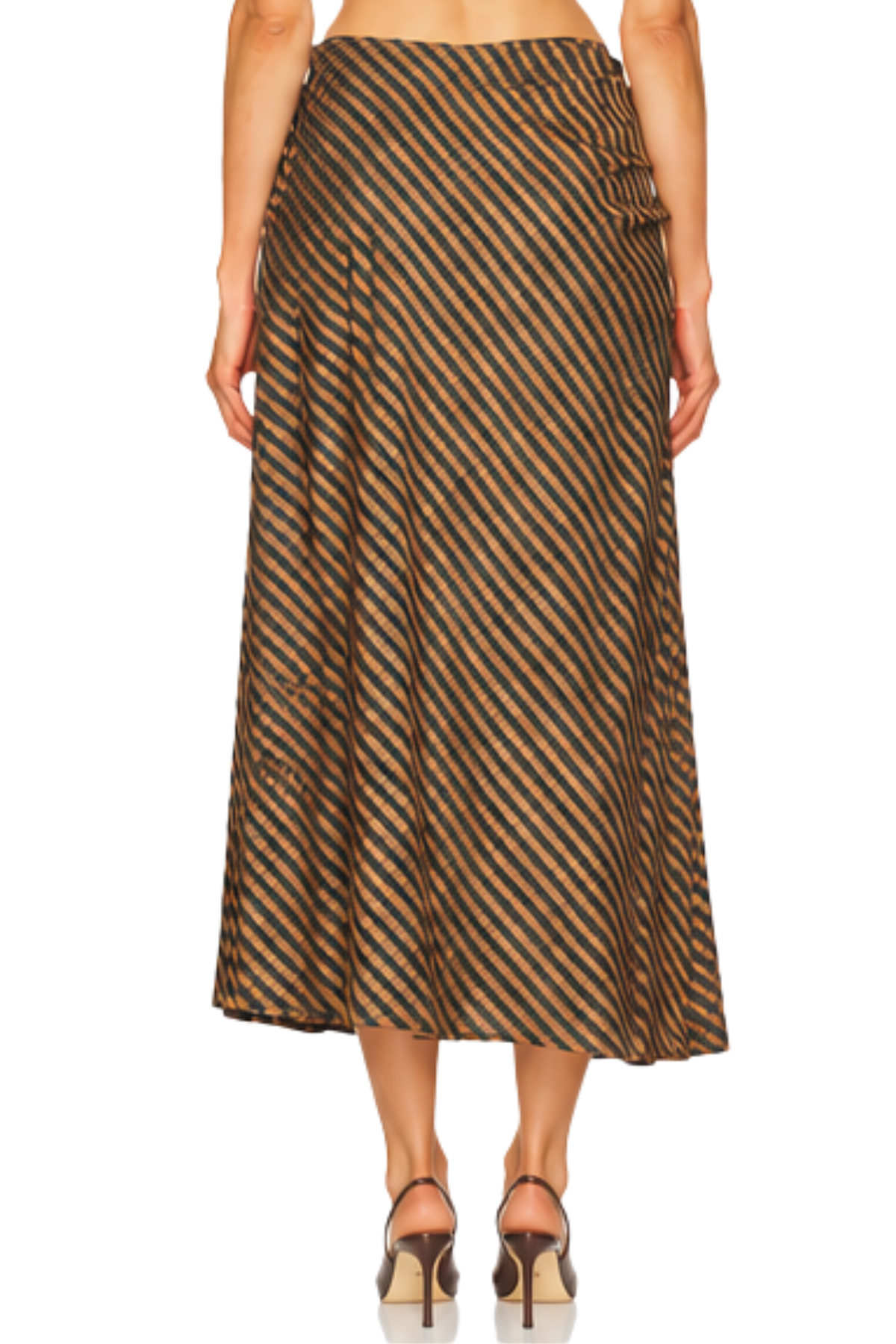 A.L.C. Jean Skirt - Pecan/ Navy