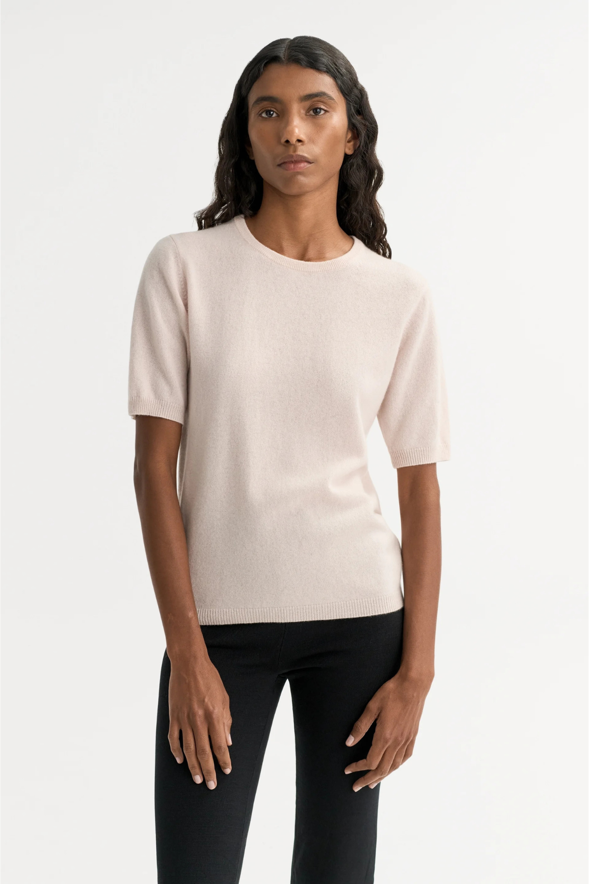 Soft Goat Short Sleeve Crewneck