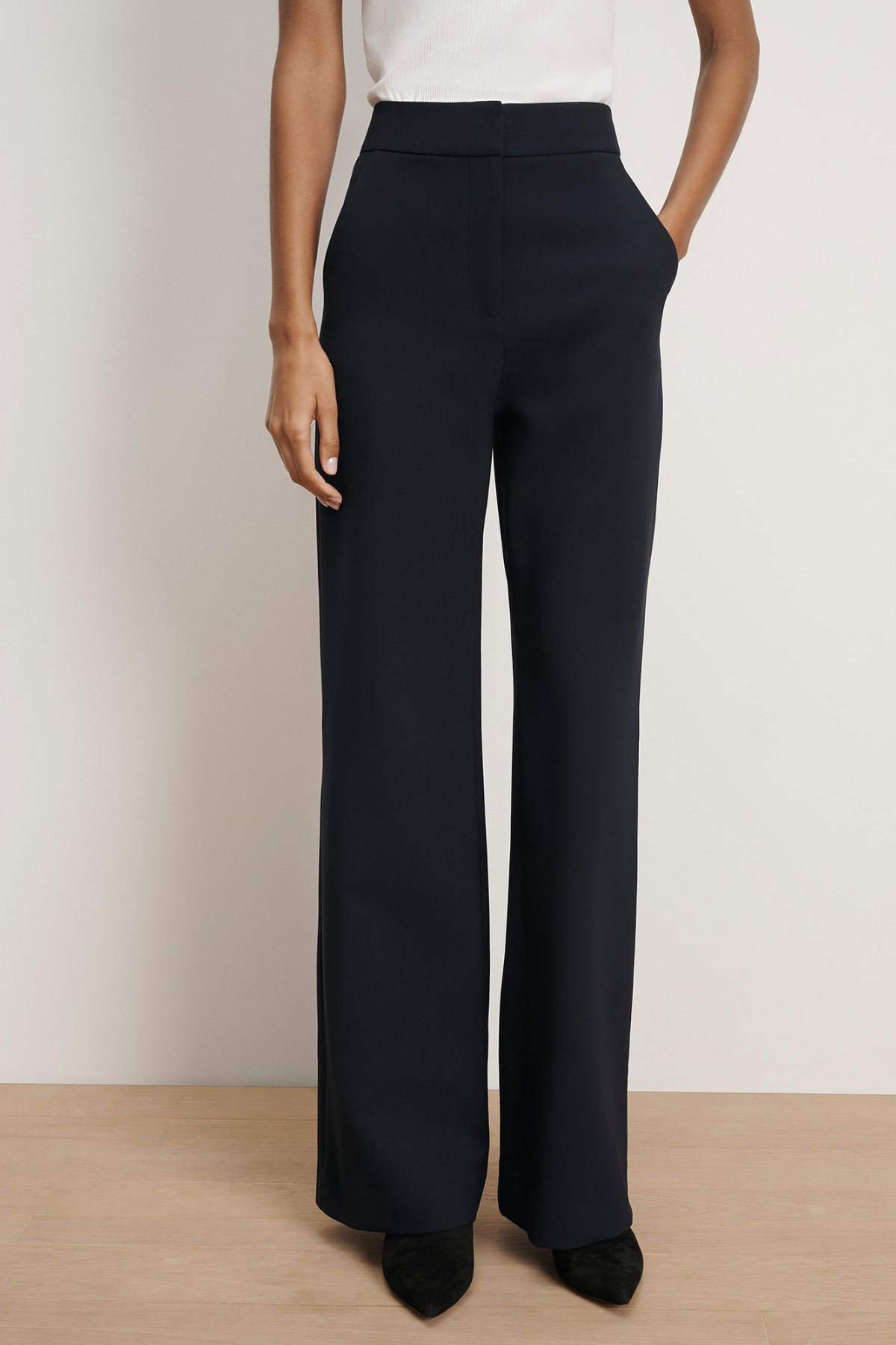 Veronica Beard Tonelli Pant - Navy