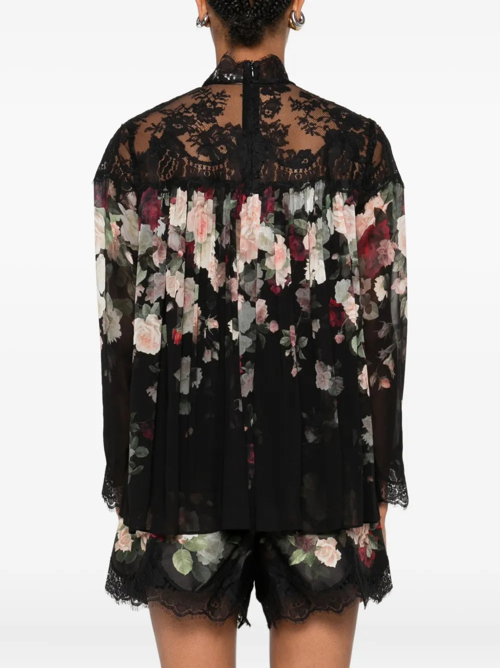 Zimmermann Hypnotic Lace Yoke Blouse
