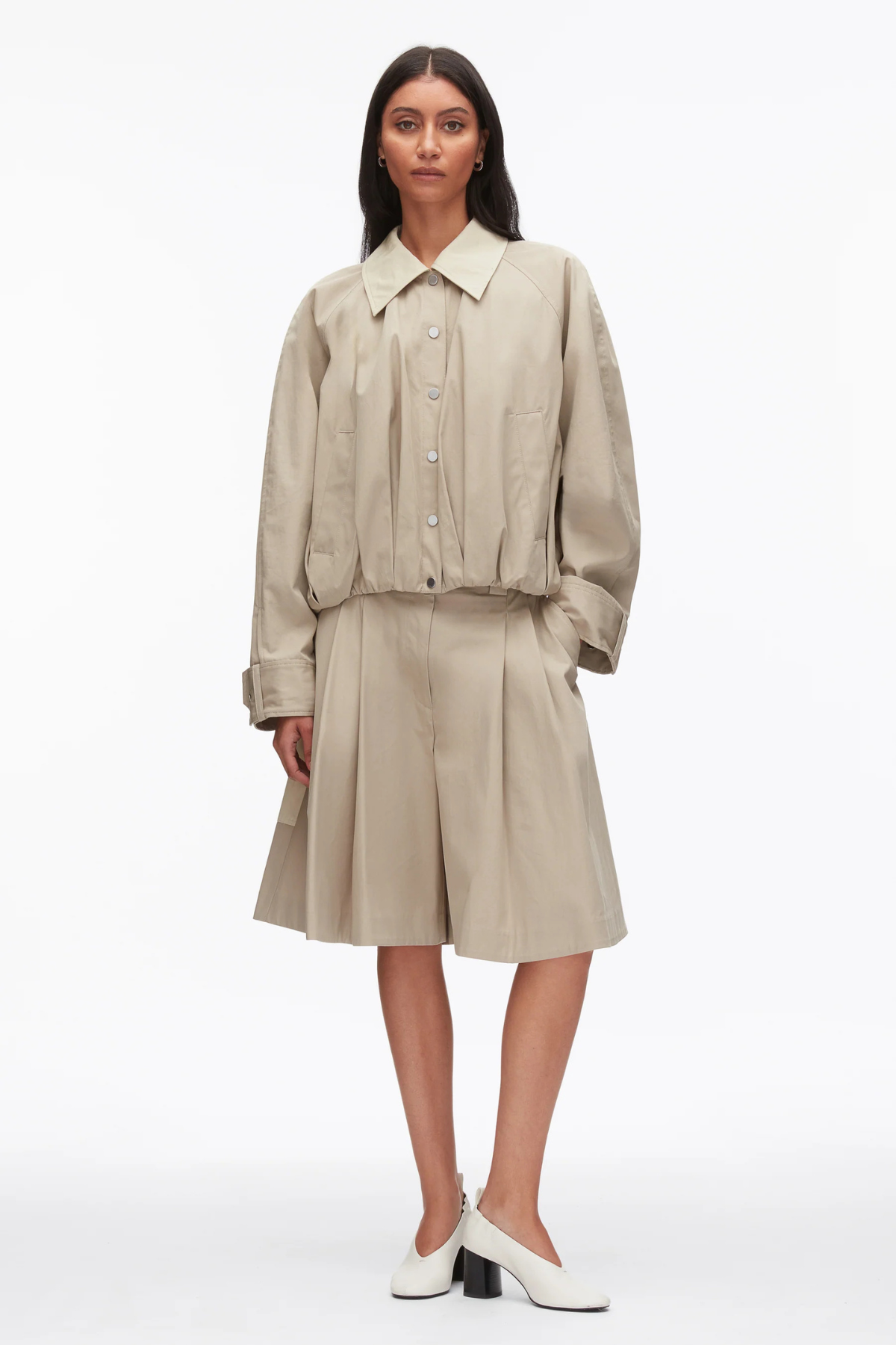 3.1 Phillip Lim Snap Front Blouson Bomber Jacket