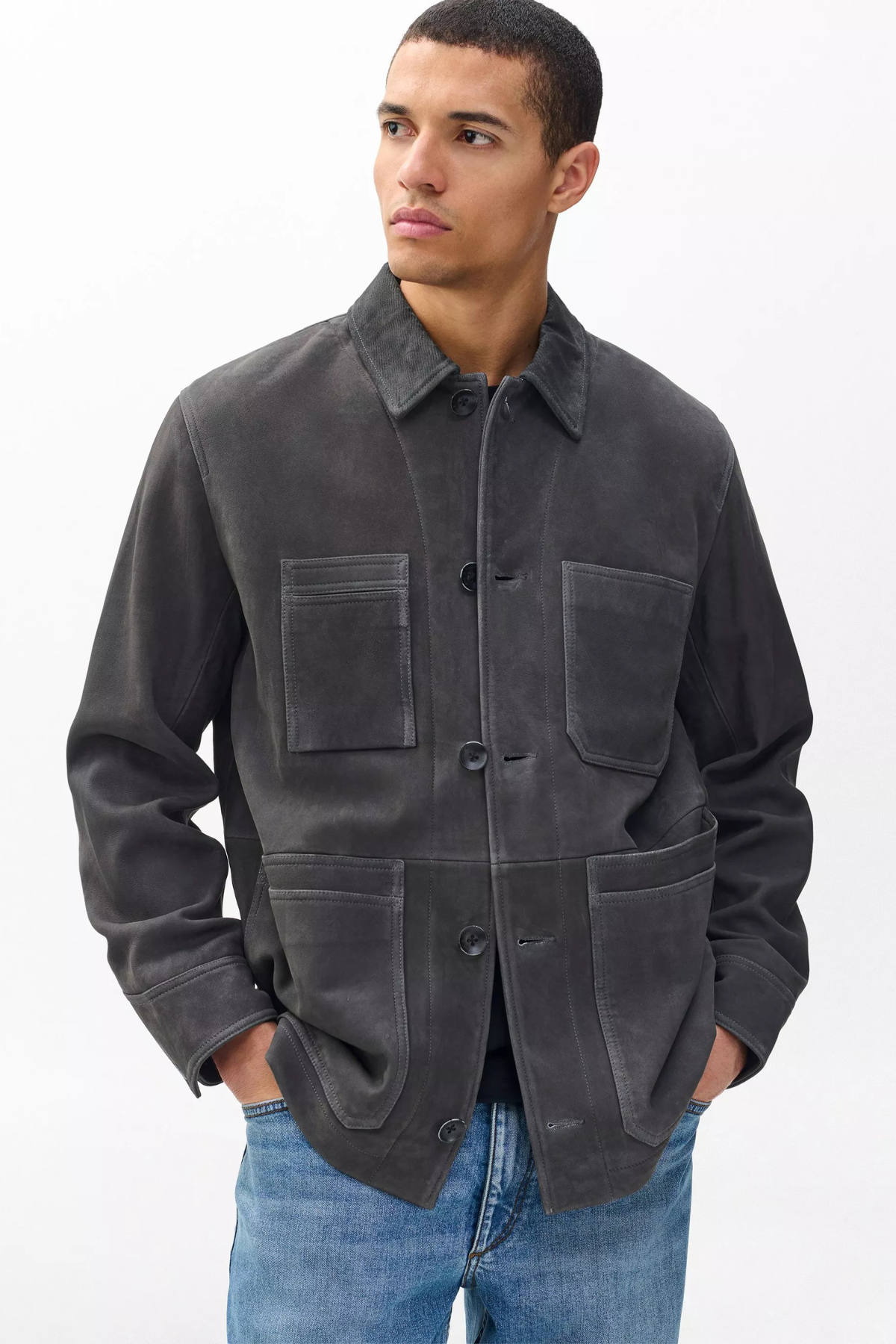 Chaqueta de trabajo de ante Graham para hombre de Rag &amp; Bone