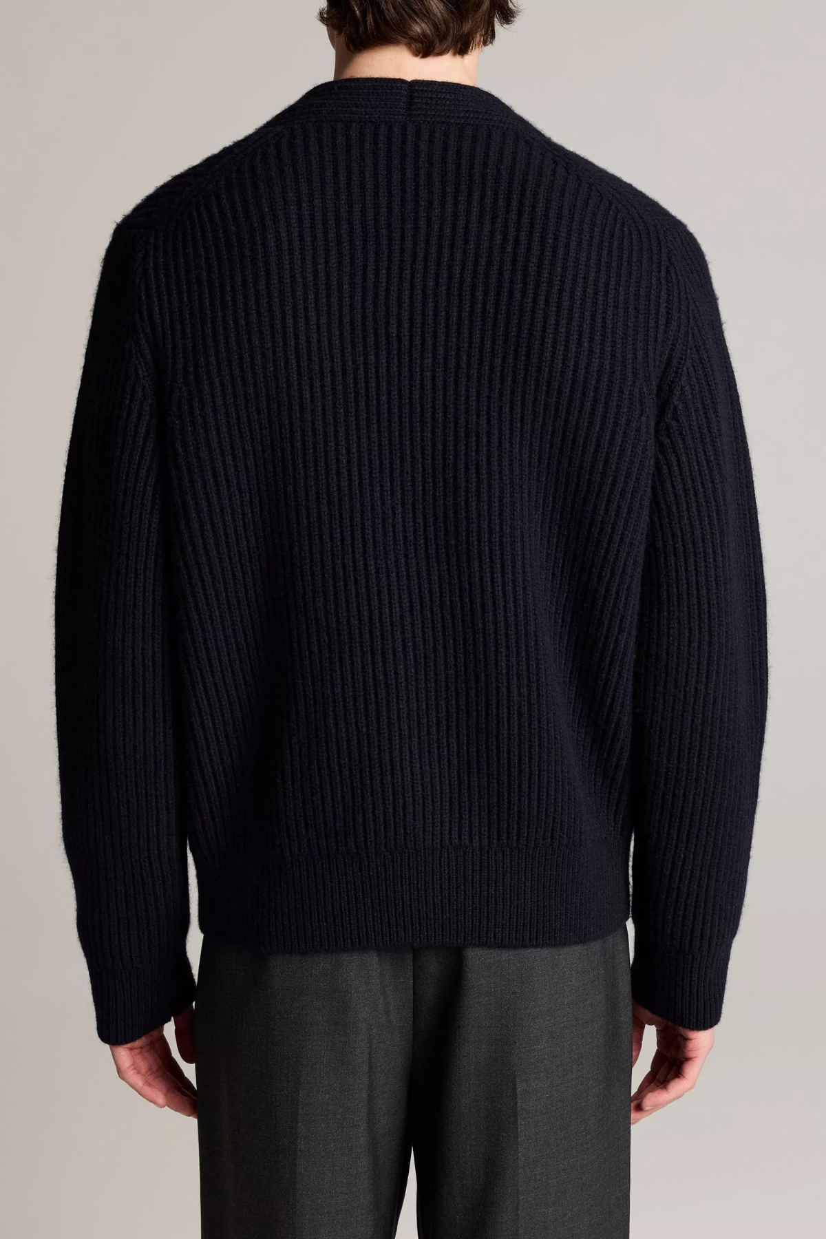 Vince Men's Winter Rib Cardigan - Coastal