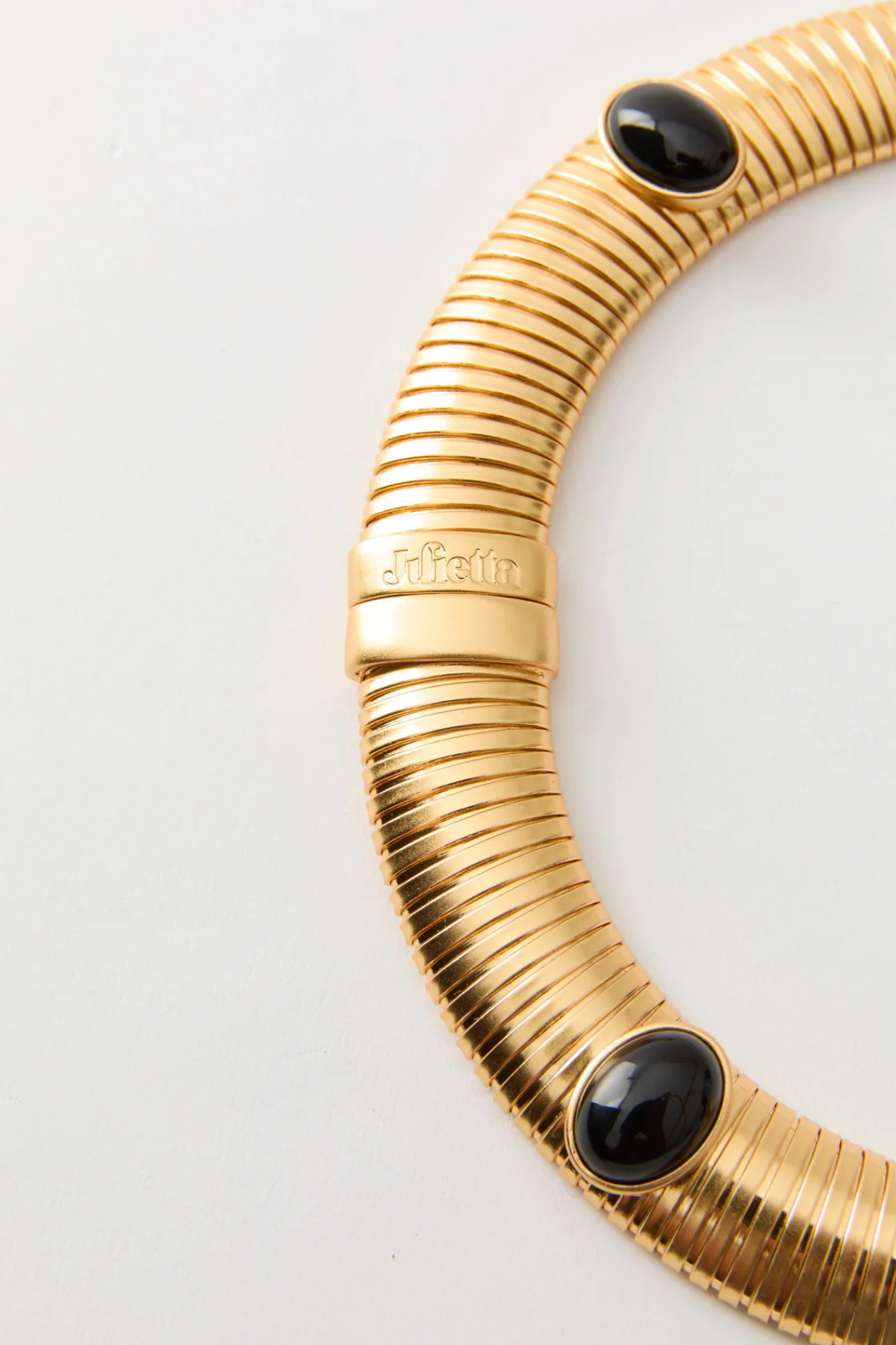 Julietta Celeste Necklace - Gold/ Black