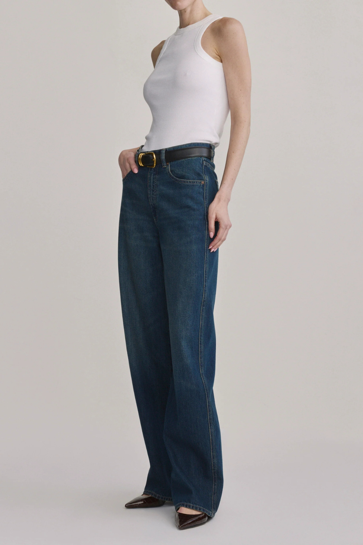 DL1961 Taylor Relaxed Barrel Ultra High Rise 31" Jeans - Kensington