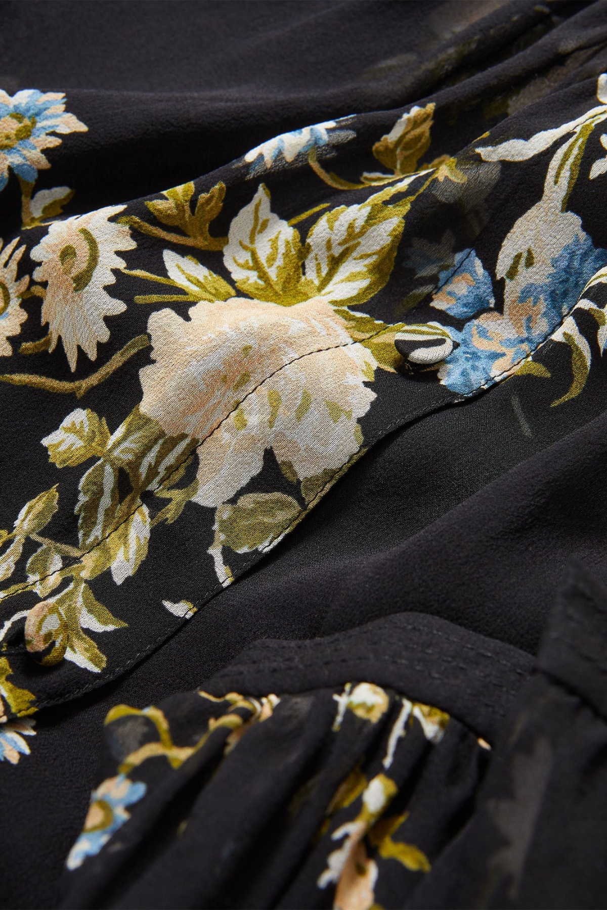 Veronica Beard Ashlynn Blouse - Black Multi