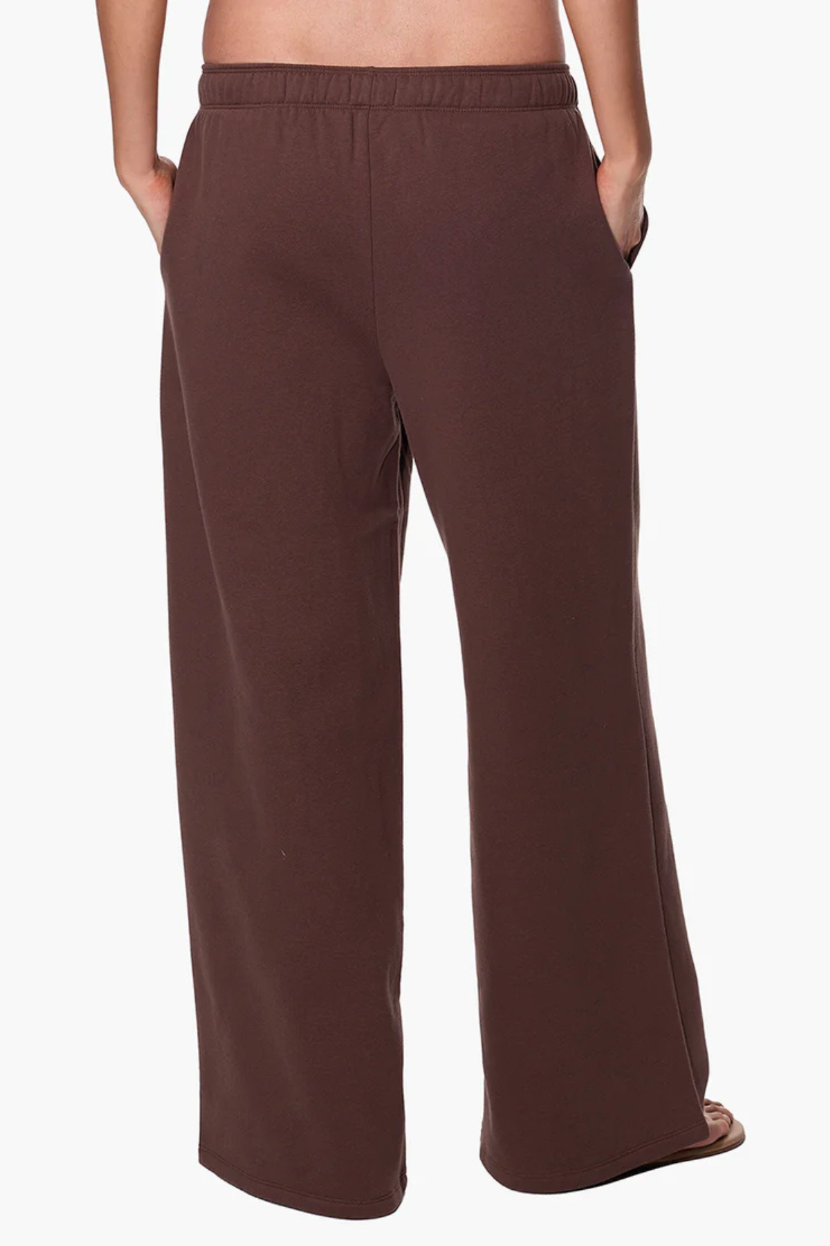 Tkees CloudSoft Wide Leg Jogger - Dark Chocolate