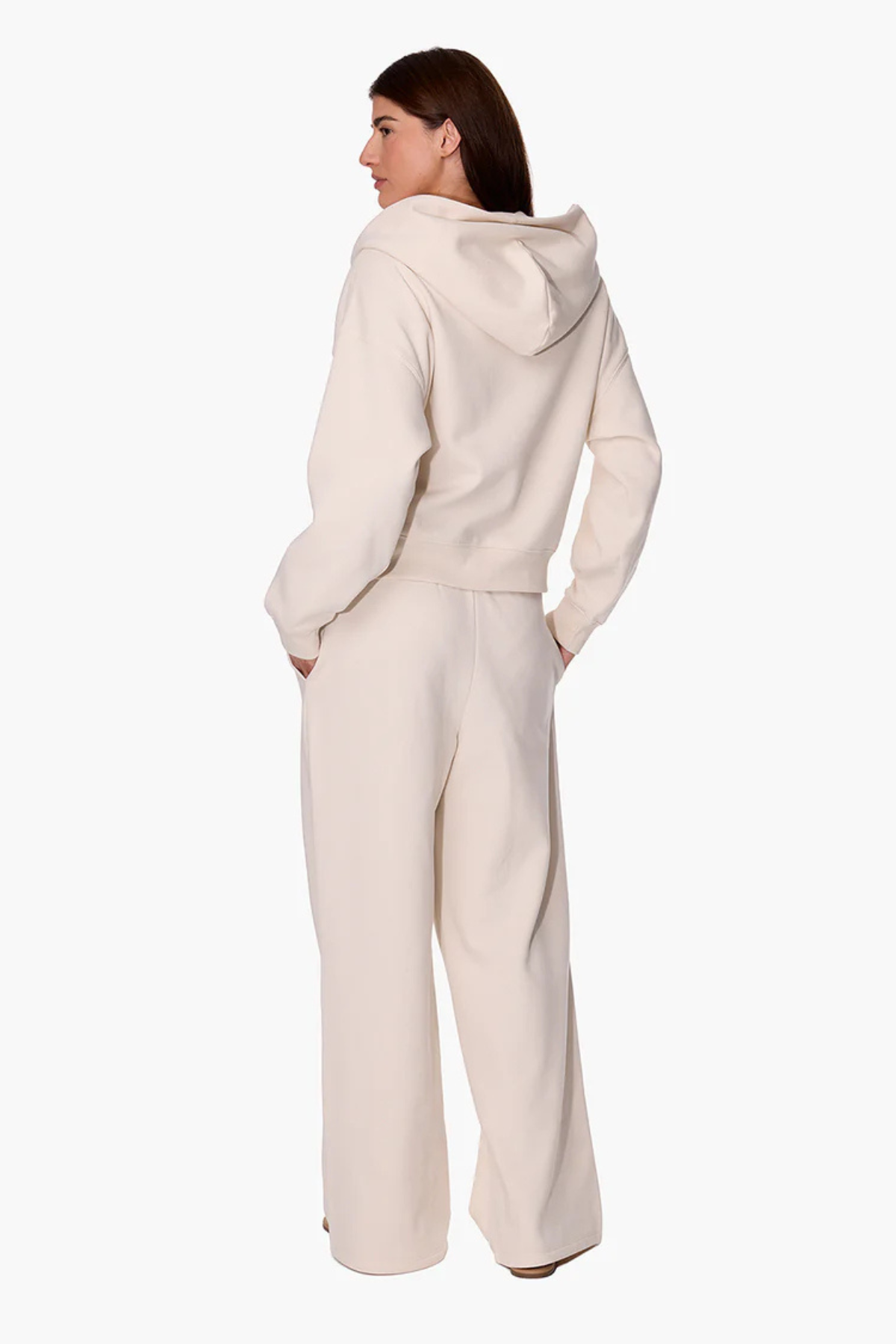 Tkees CloudSoft Zip Up Hoodie - Bone