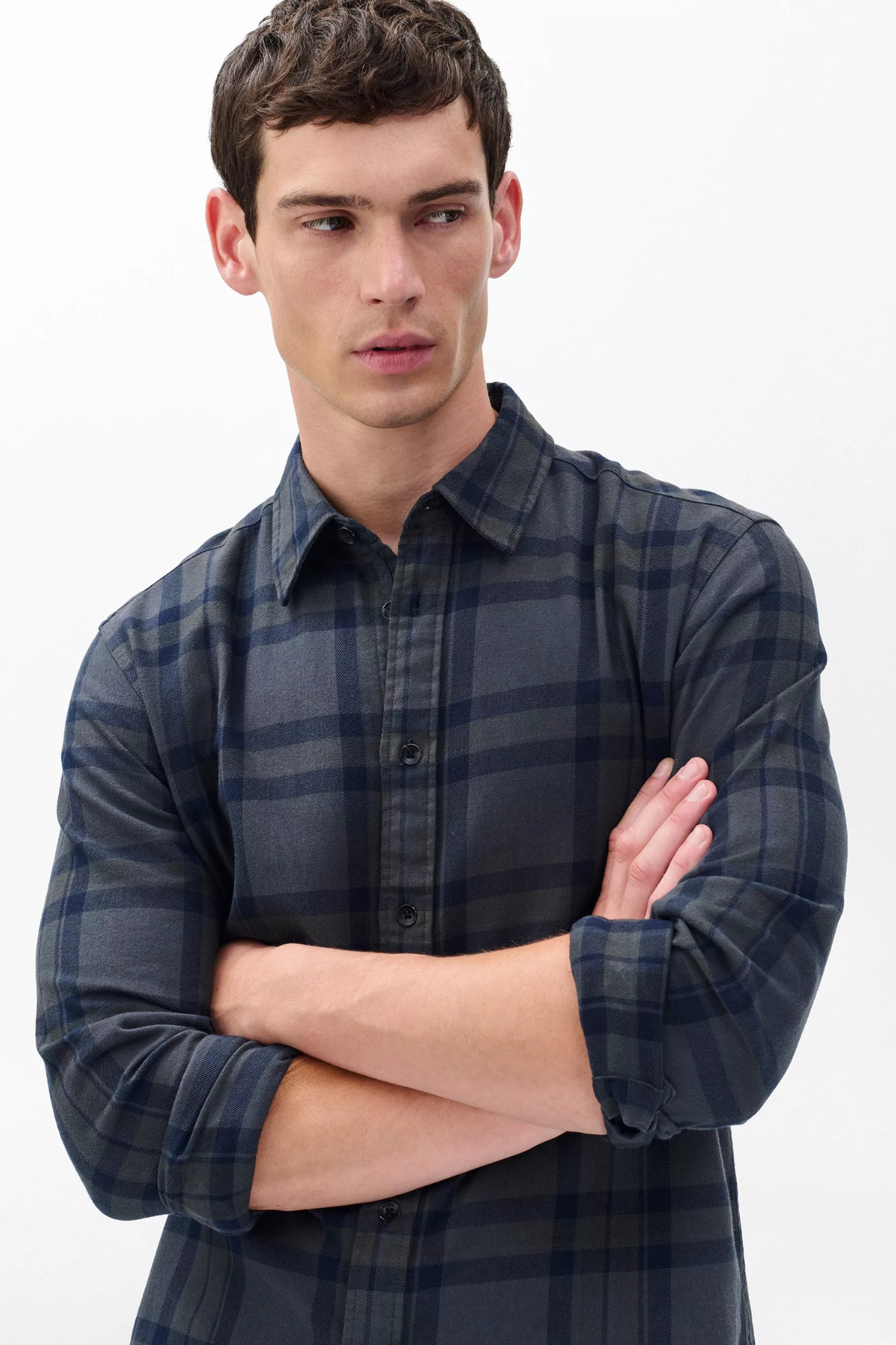 Rag & Bone Men's Tomlin Overdyed Flannel Shirt
