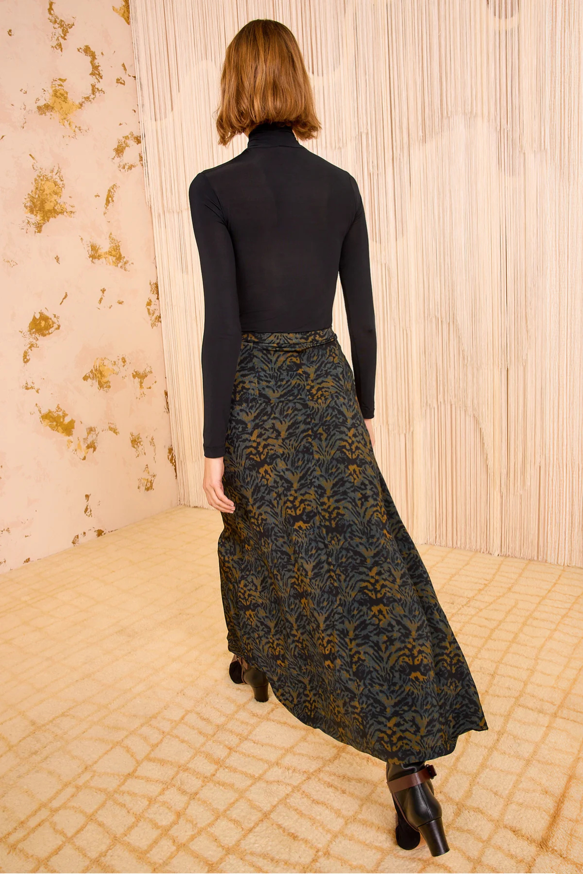 Ulla Johnson Paola Jersey High Waist Midi Skirt