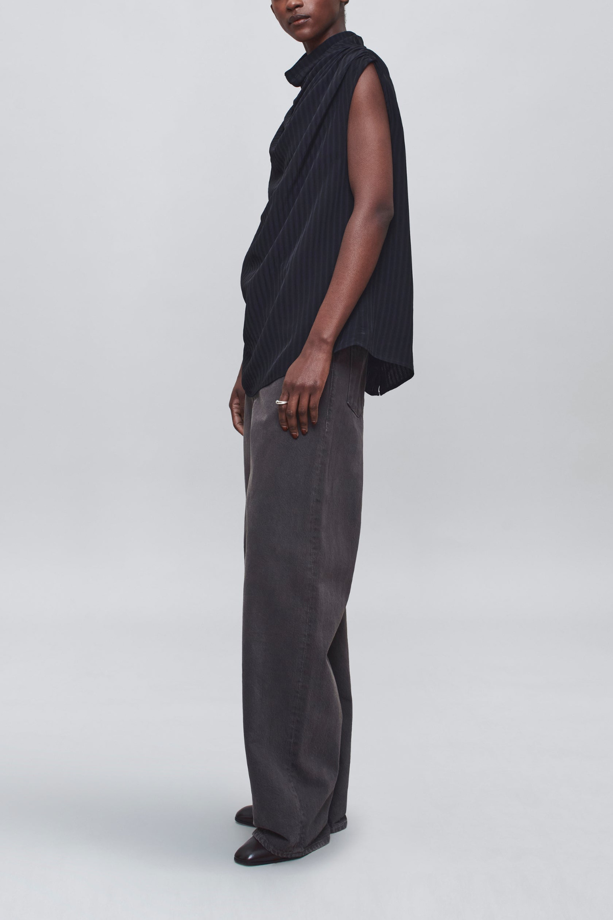 Kallmeyer Penny Draped Top - Shadow