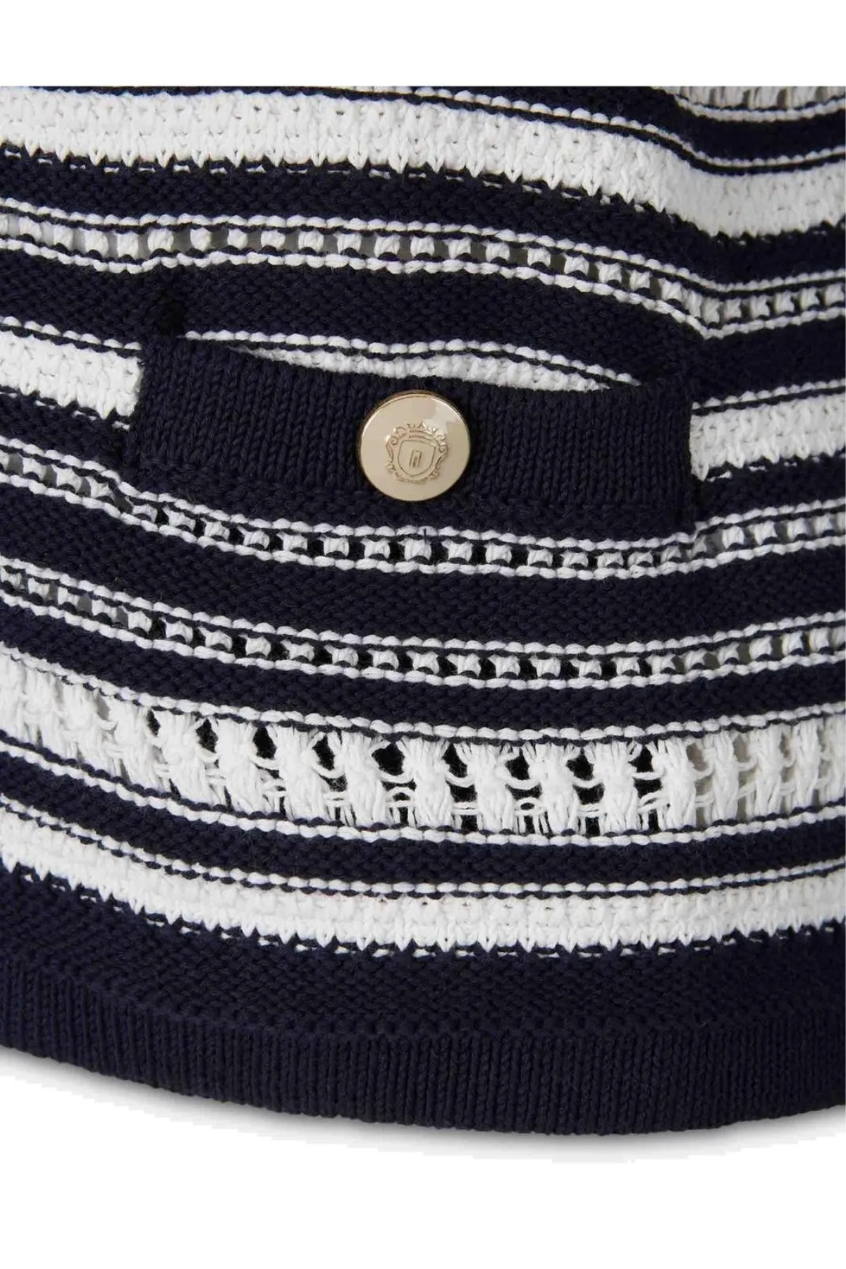Veronica Beard Bellingham Cardigan - Navy/ Dove