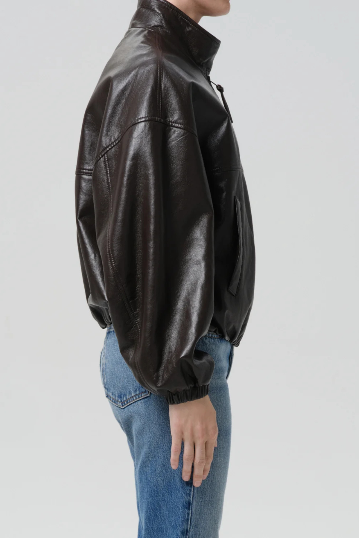 Citizens of Humanity Barracuta Bubble Jacket - Chocolate