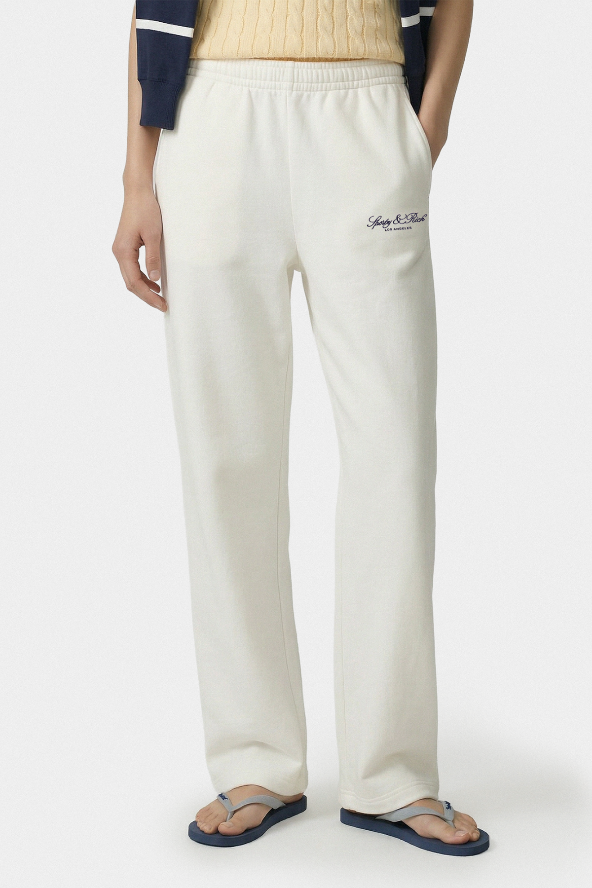 Sporty & Rich Vendome LA Embroidered Sweatpant