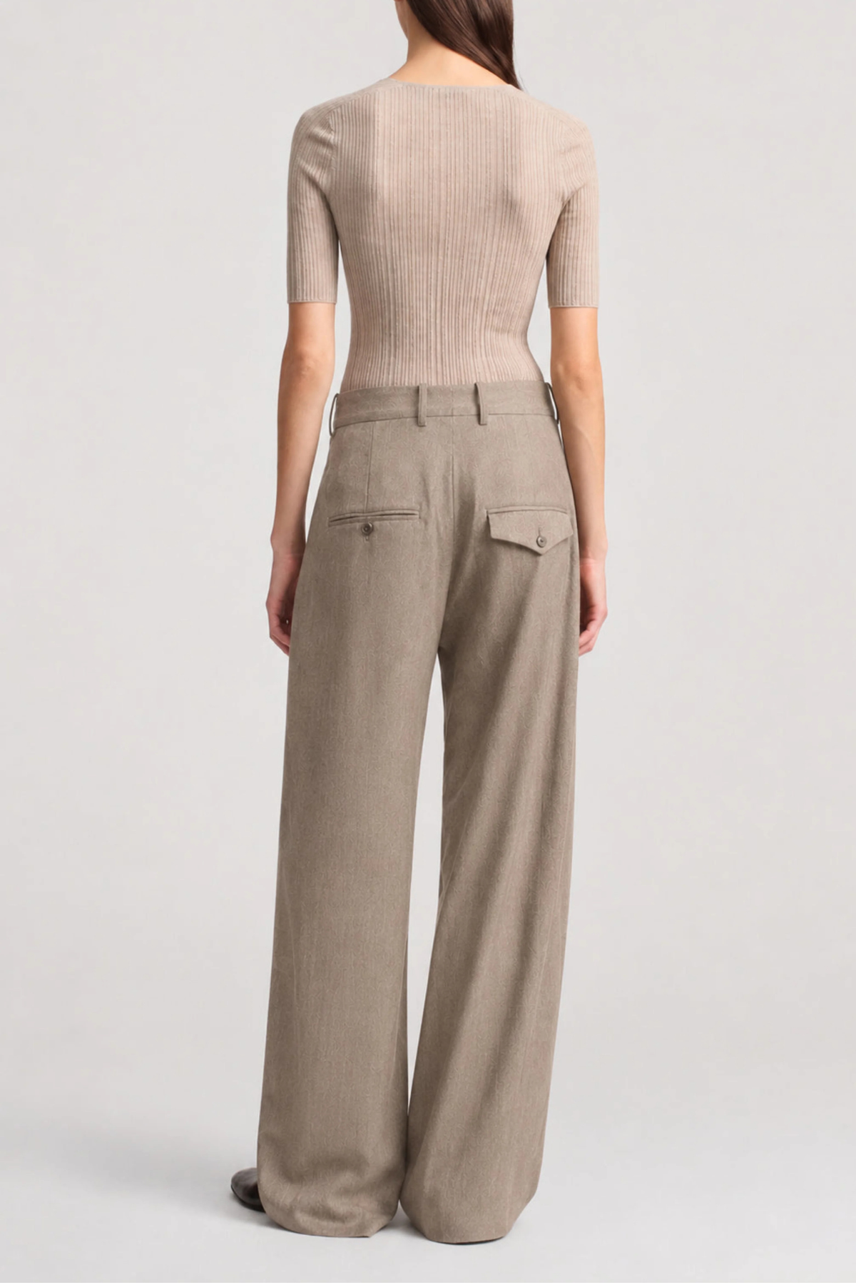 Kallmeyer Joel Pleated Trouser - Mocha