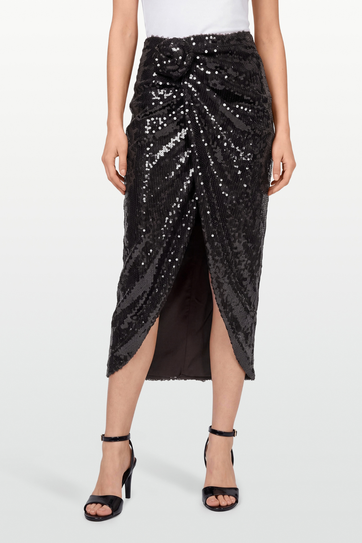 ROTATE Birger Christensen Sequins Knot Skirt - Molé 1667