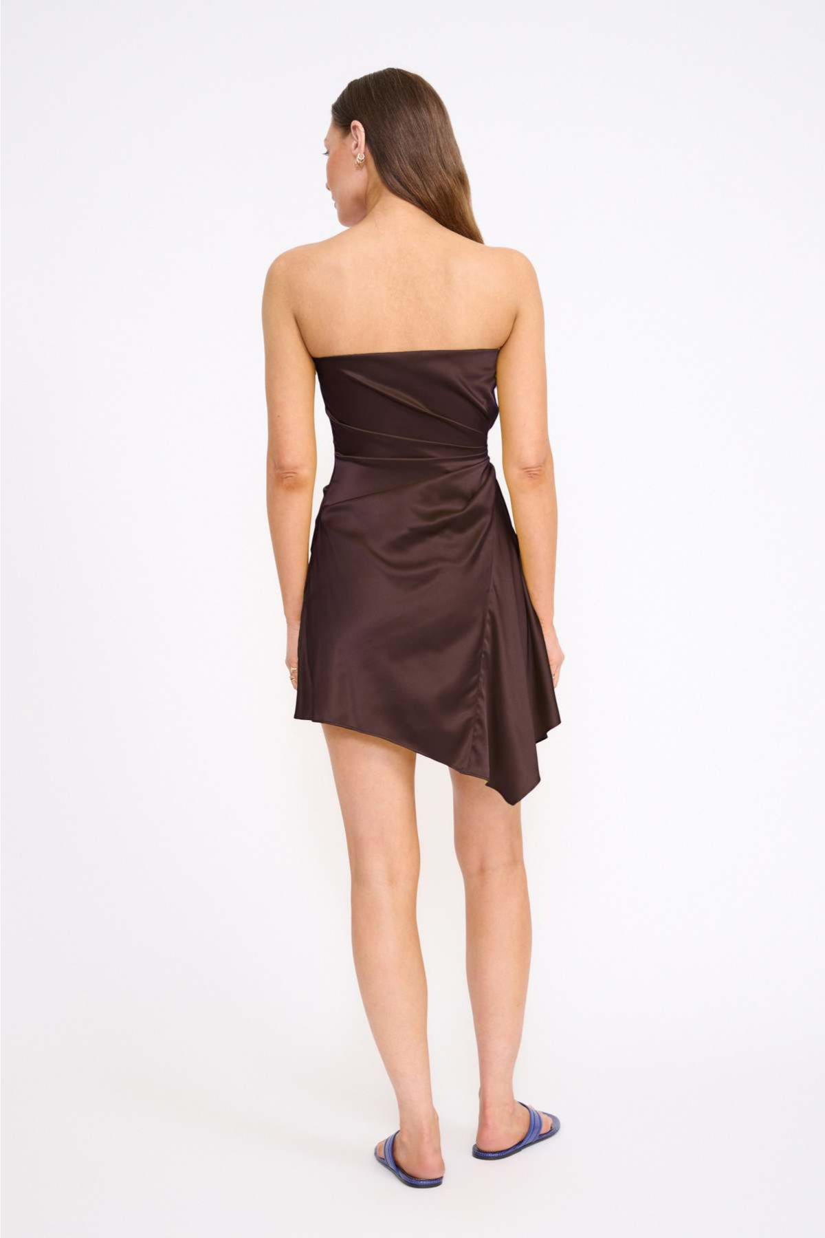 Staud Adriana Silk Dress - Earth