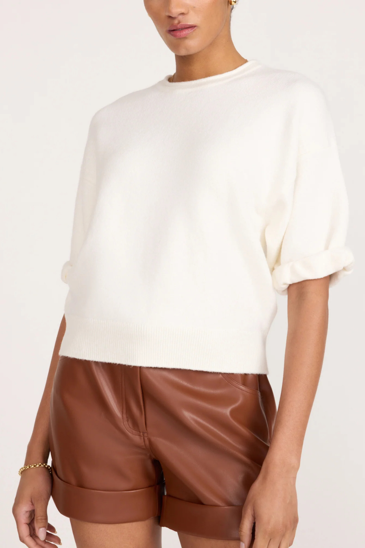 Brochu Walker The Olive Sweatshirt - Salt White