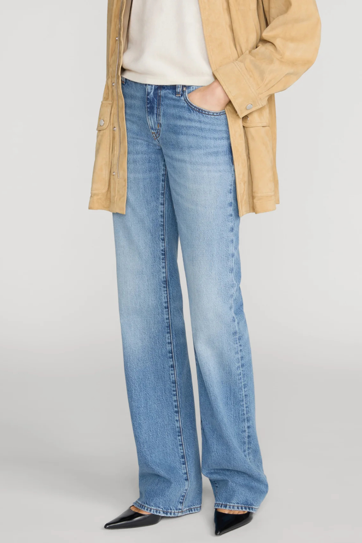 Frame The Off Duty Rodeo Jeans - Flutter