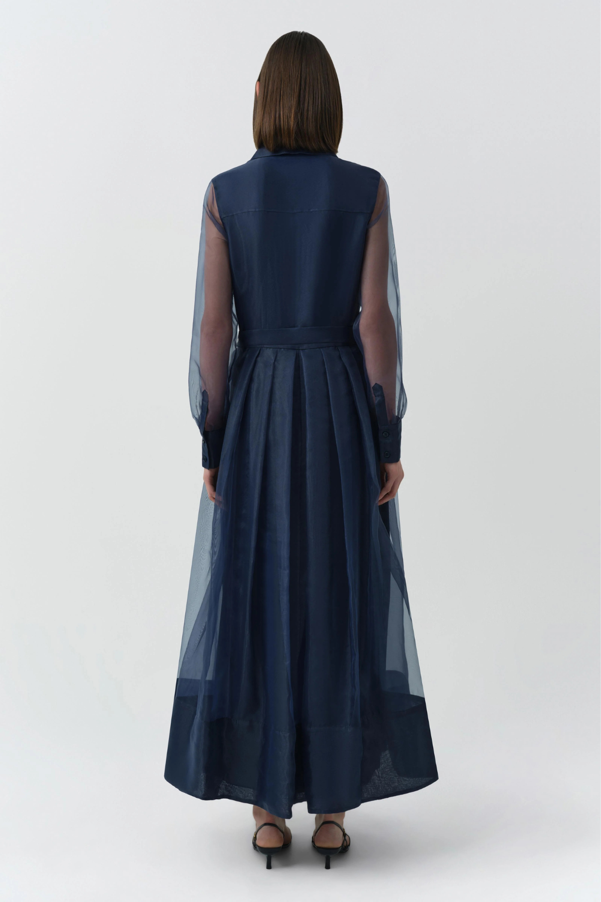 Simkhai Montgomery Midi Dress - Dusty Blue