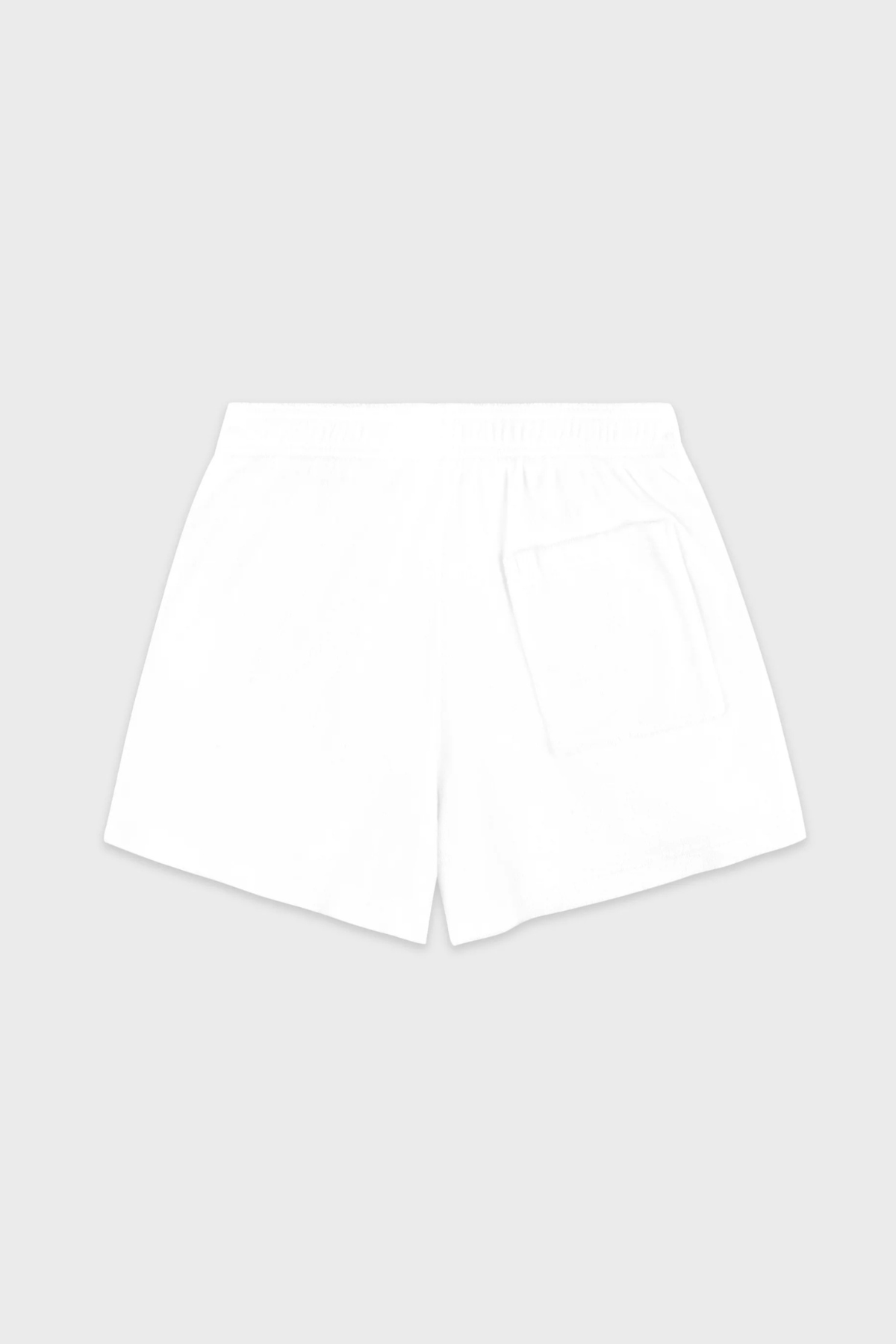 Sporty & Rich Signature Logo Terry Short - White Light Navy