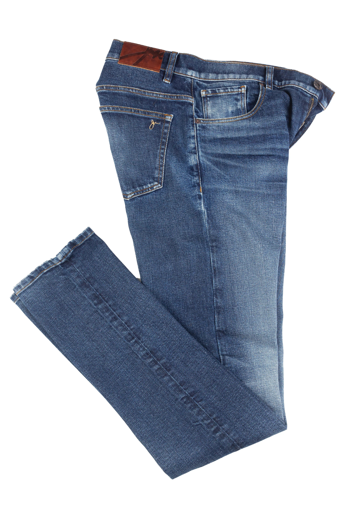 Jude Denim Axe Slim Straight Fit - Oxford