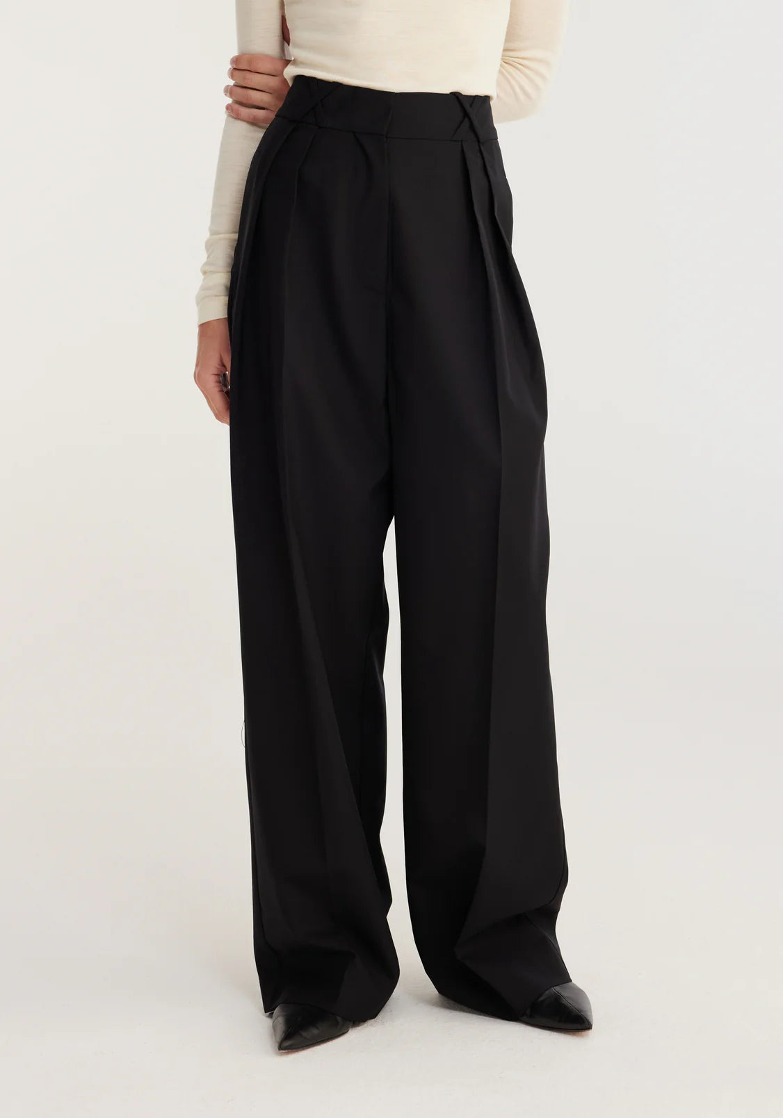 Róhe Wide Leg Tailored Trousers