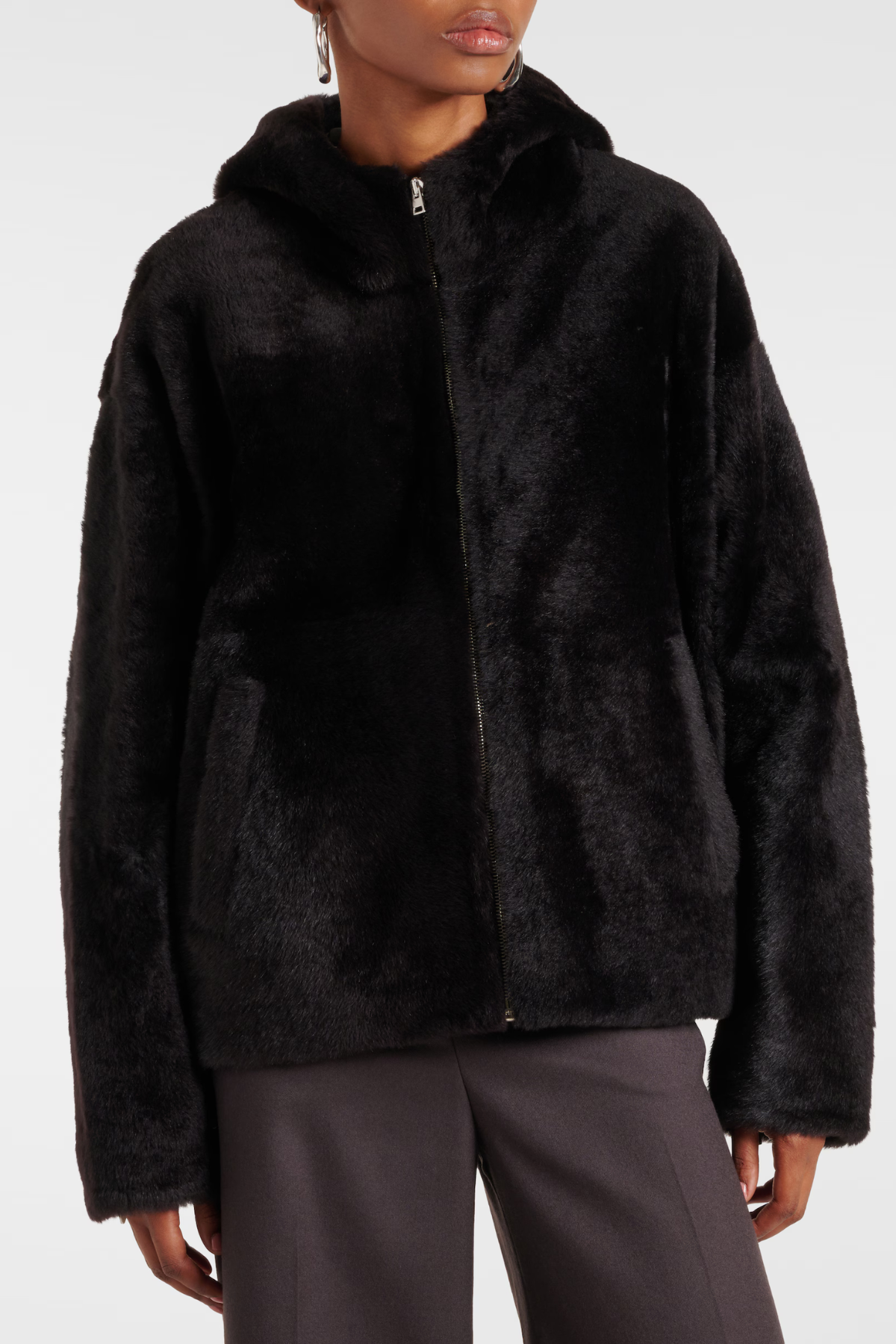 Chaqueta con capucha Yves Salomon