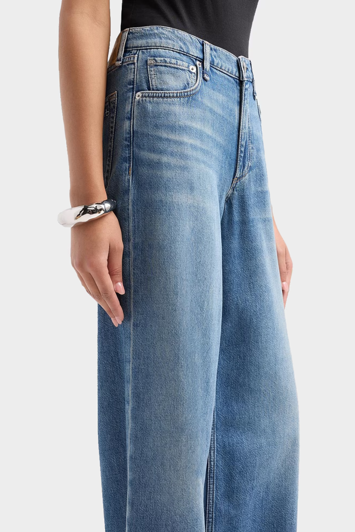 Rag & Bone Flexi Andi Wide Leg Jeans - Toni