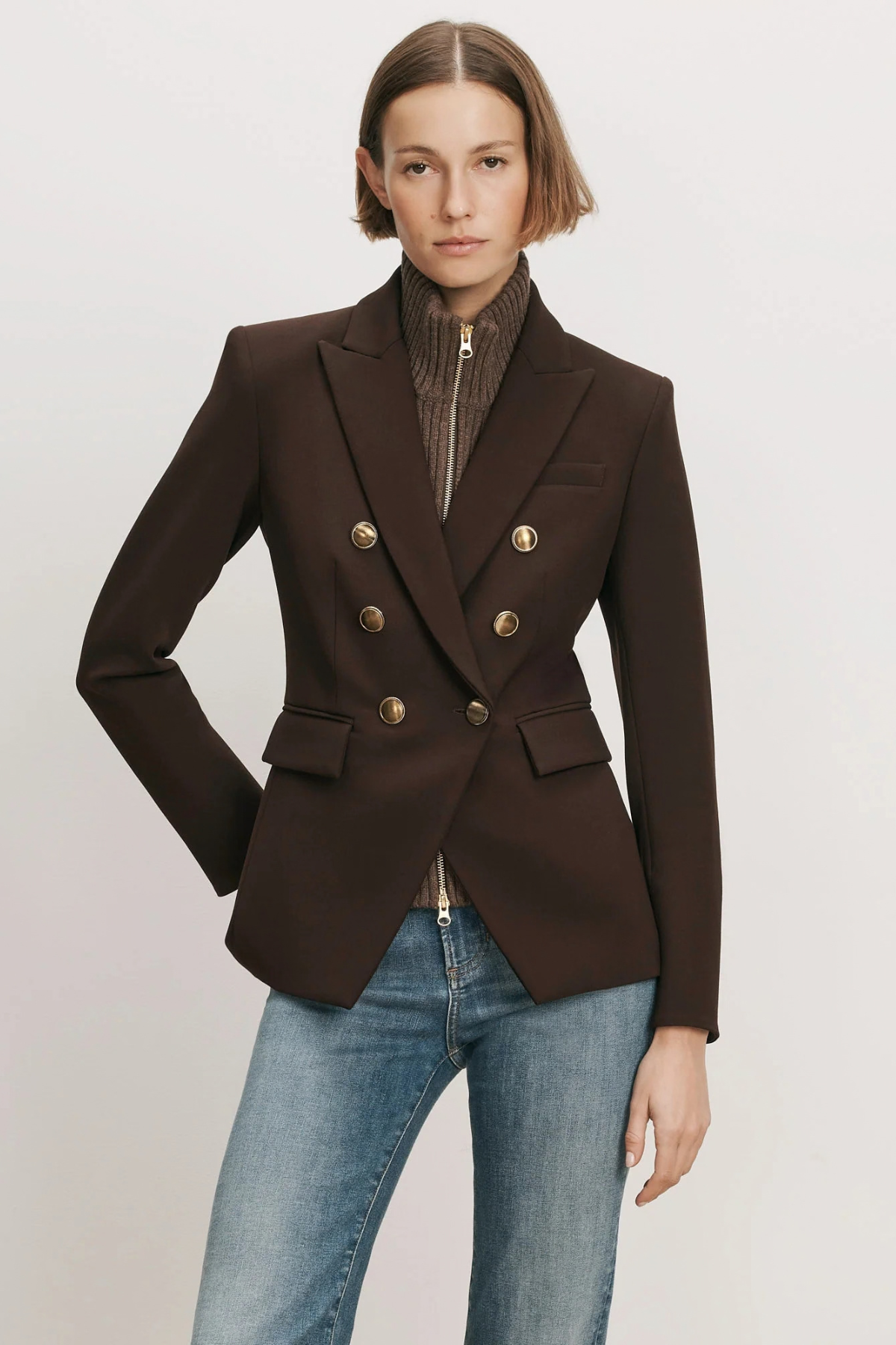 Veronica Beard Miller Dickey Jacket - Espresso