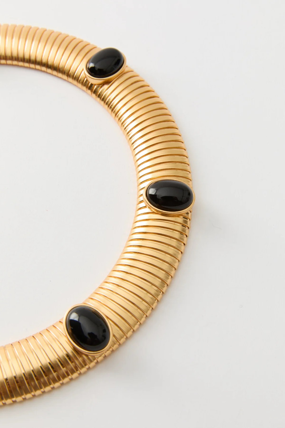 Julietta Celeste Necklace - Gold/ Black
