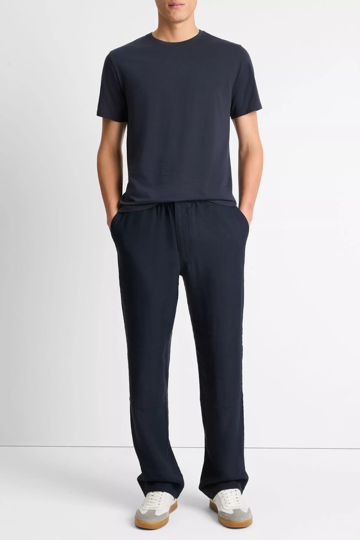 Vince Men's Pima Cotton Crew Neck T-Shirt - Coastal Blue