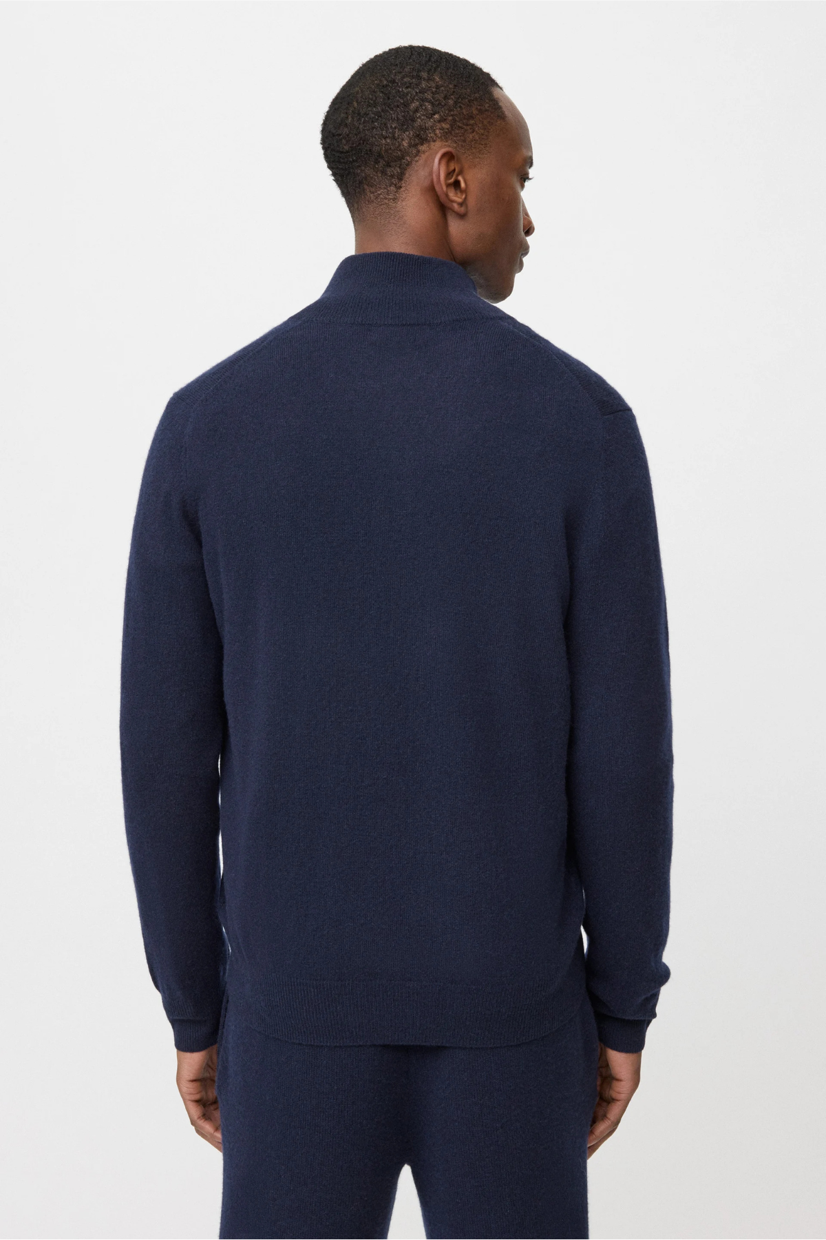 Soft Goat Men's Full Zip Jacket - Navy