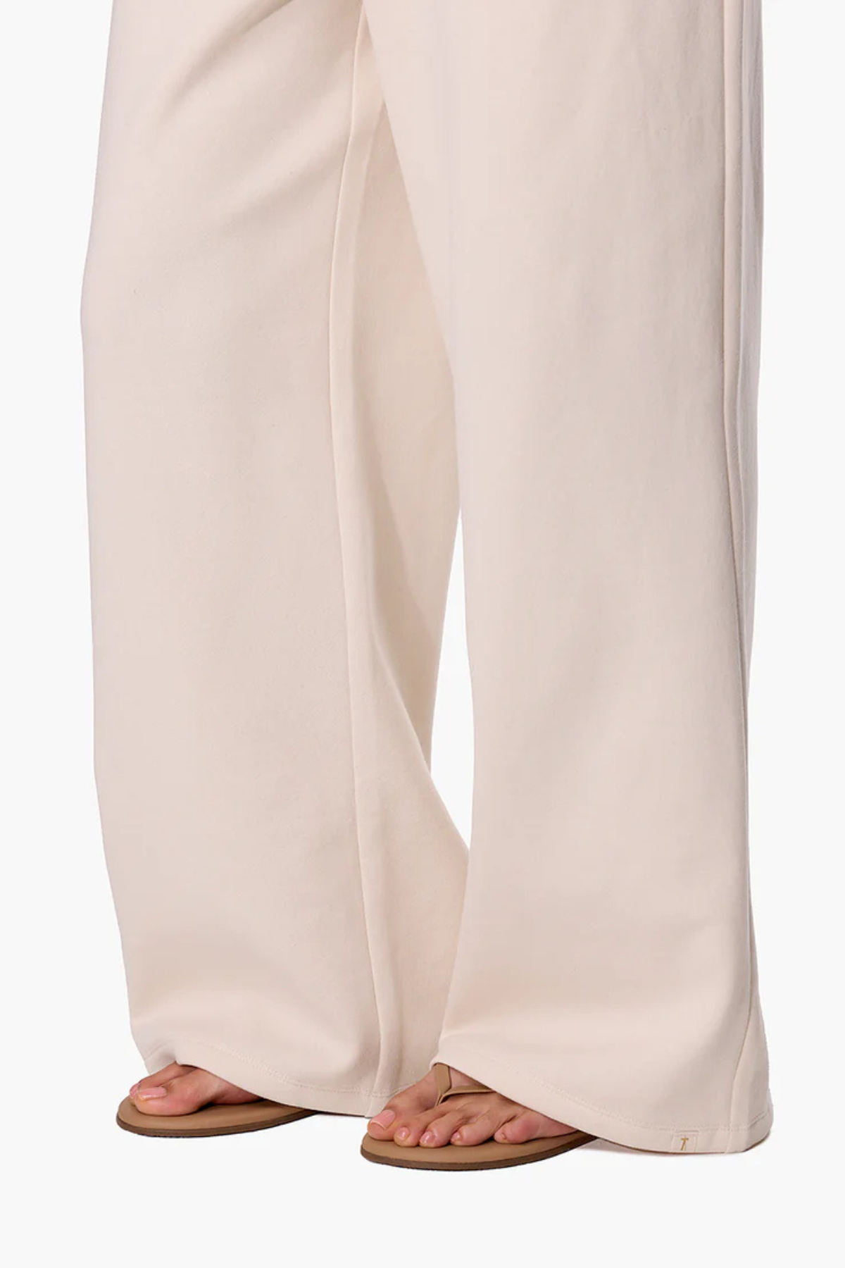 Tkees CloudSoft Wide Leg Jogger - Bone