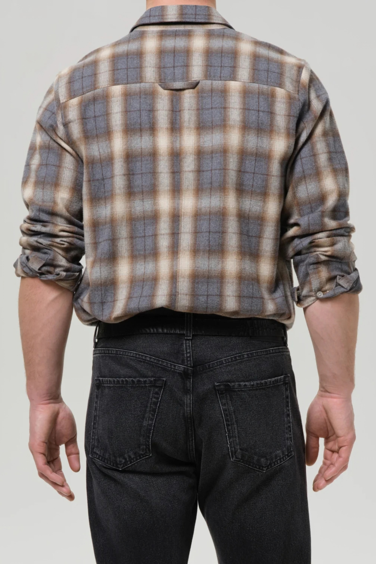 Citizens of Humanity Men's Long Sleeve Cairo - Cascade Plaid