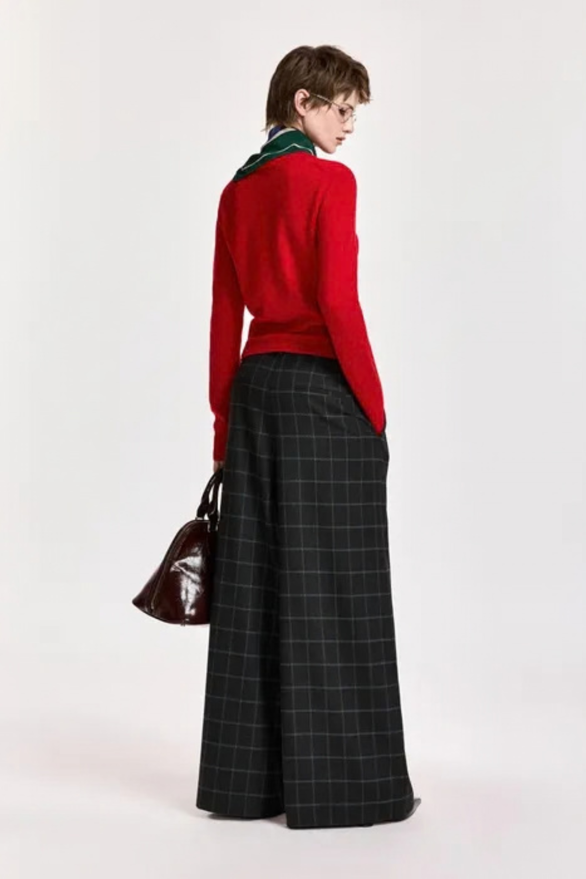 Essentiel Antwerp Kollection Wide Leg Pant - Charcoal Chic