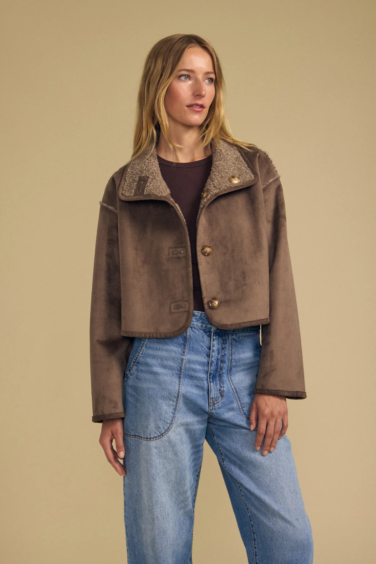 Velvet Esme Jacket - Faded Coco