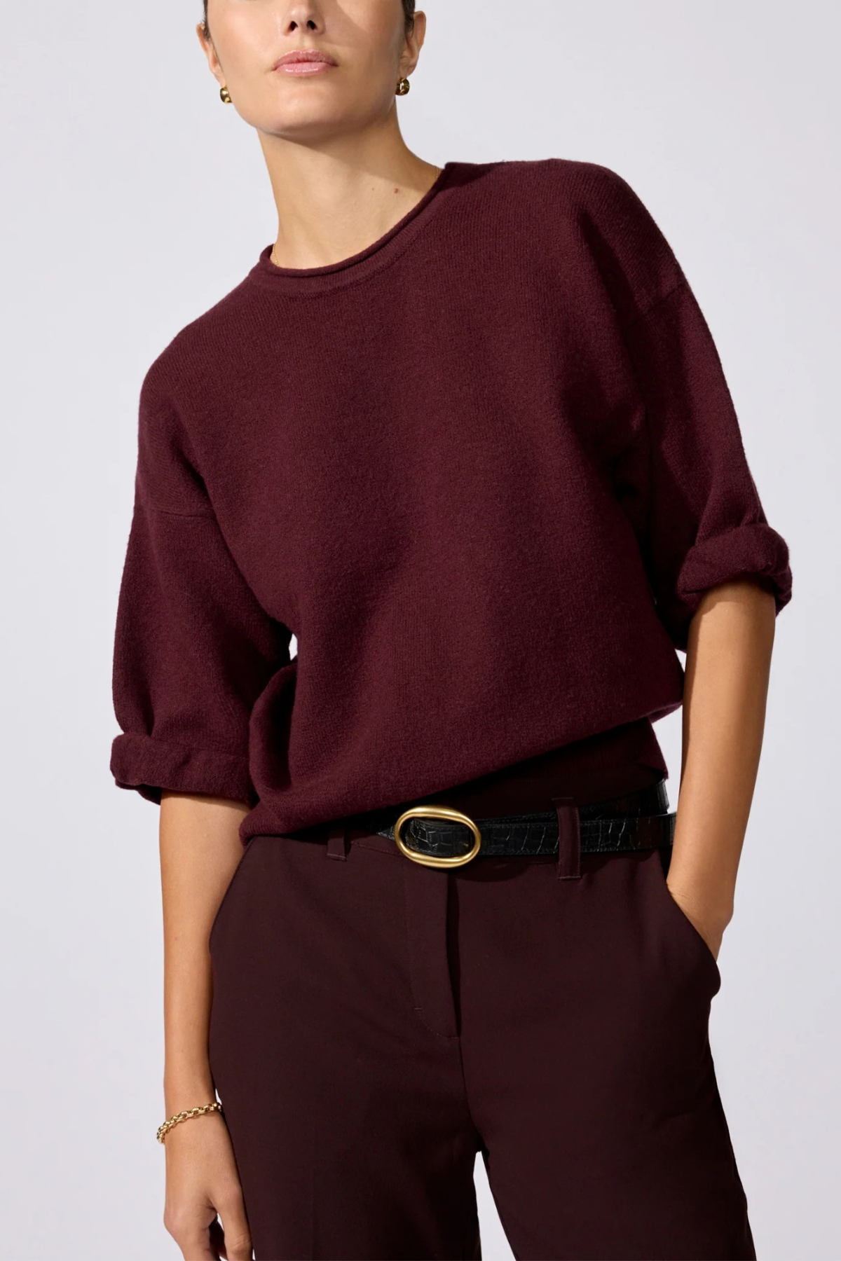 Brochu Walker The Olive Sweatshirt - Aubergine