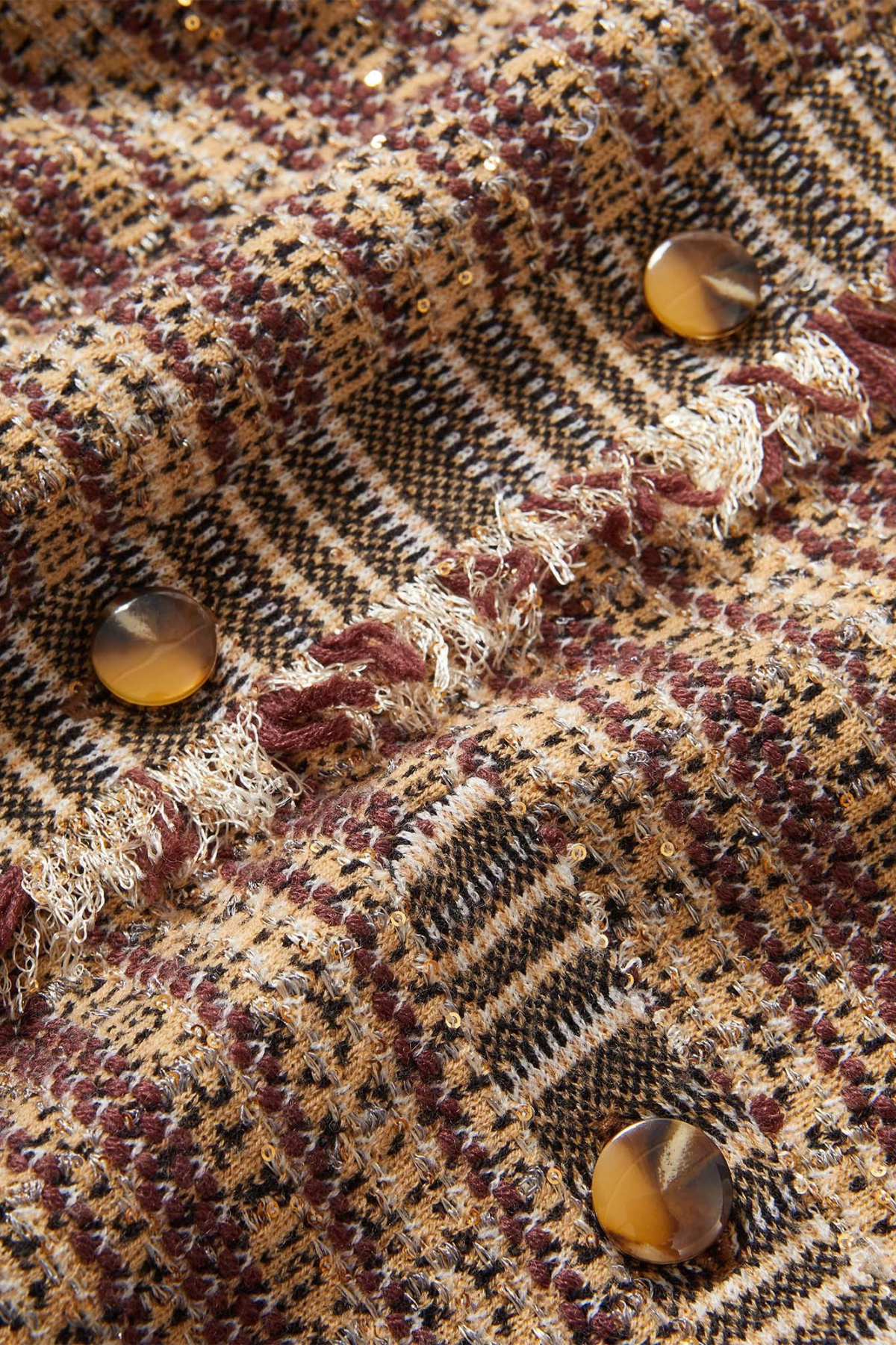 Veronica Beard Sariyah Knit Jacket - Burgundy Multi