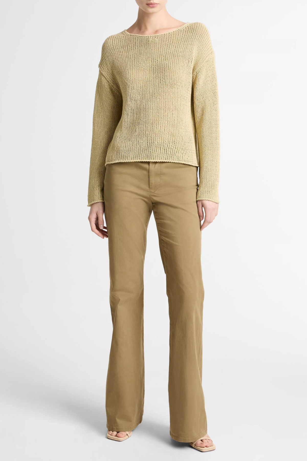 Vince Coated Cotton Pullover - Maiz