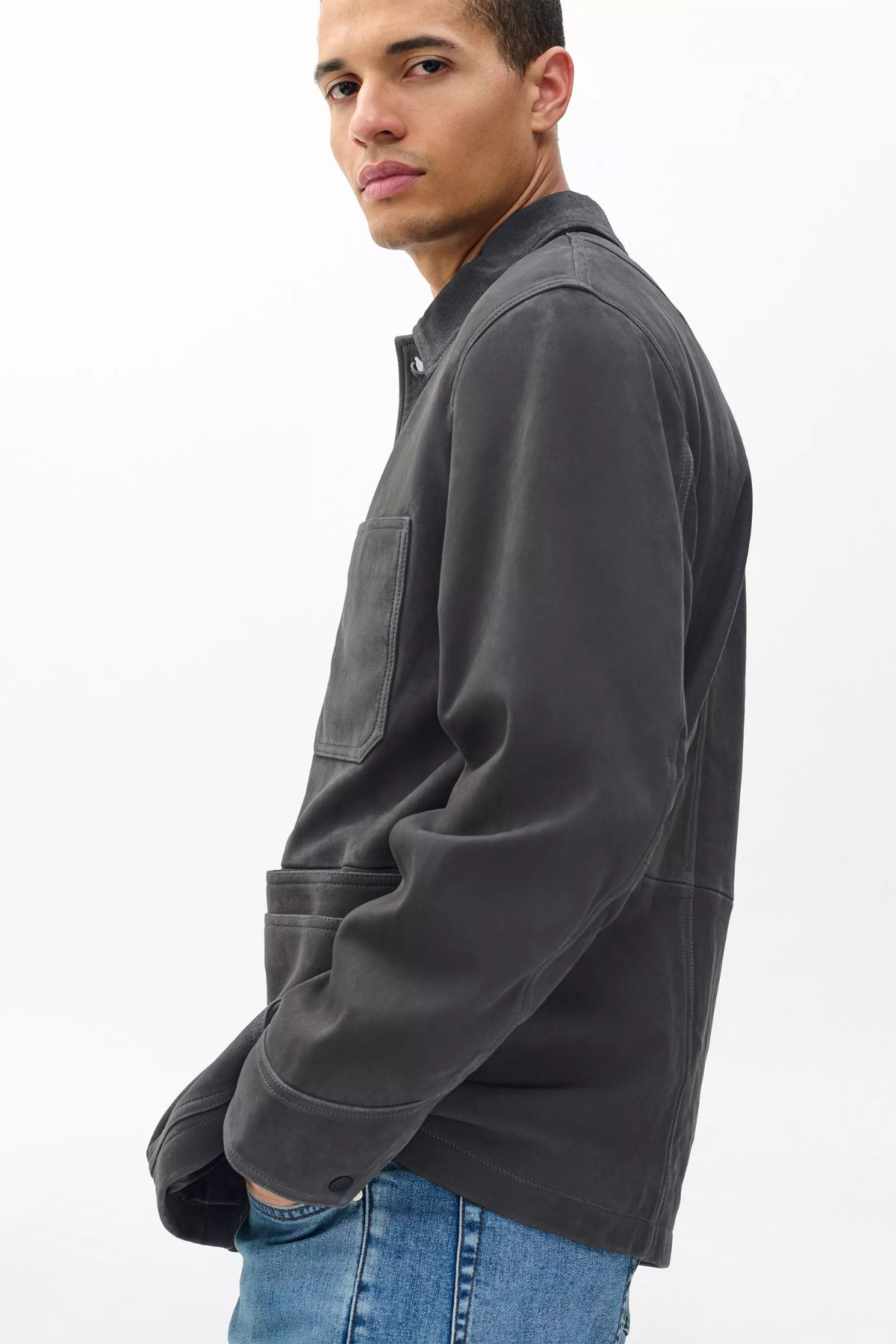 Chaqueta de trabajo de ante Graham para hombre de Rag &amp; Bone