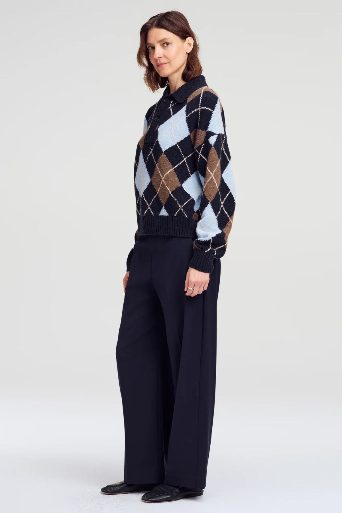 A.L.C. Lennon Sweater - Sky Blue Combo