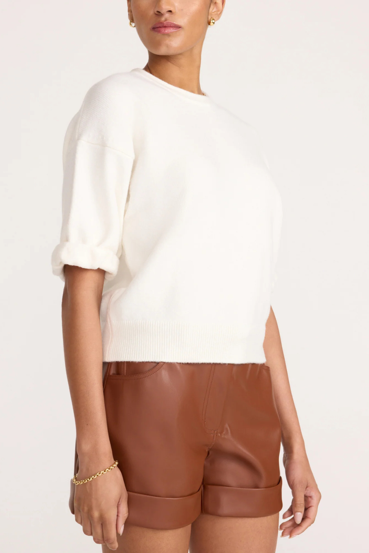 Brochu Walker The Olive Sweatshirt - Salt White